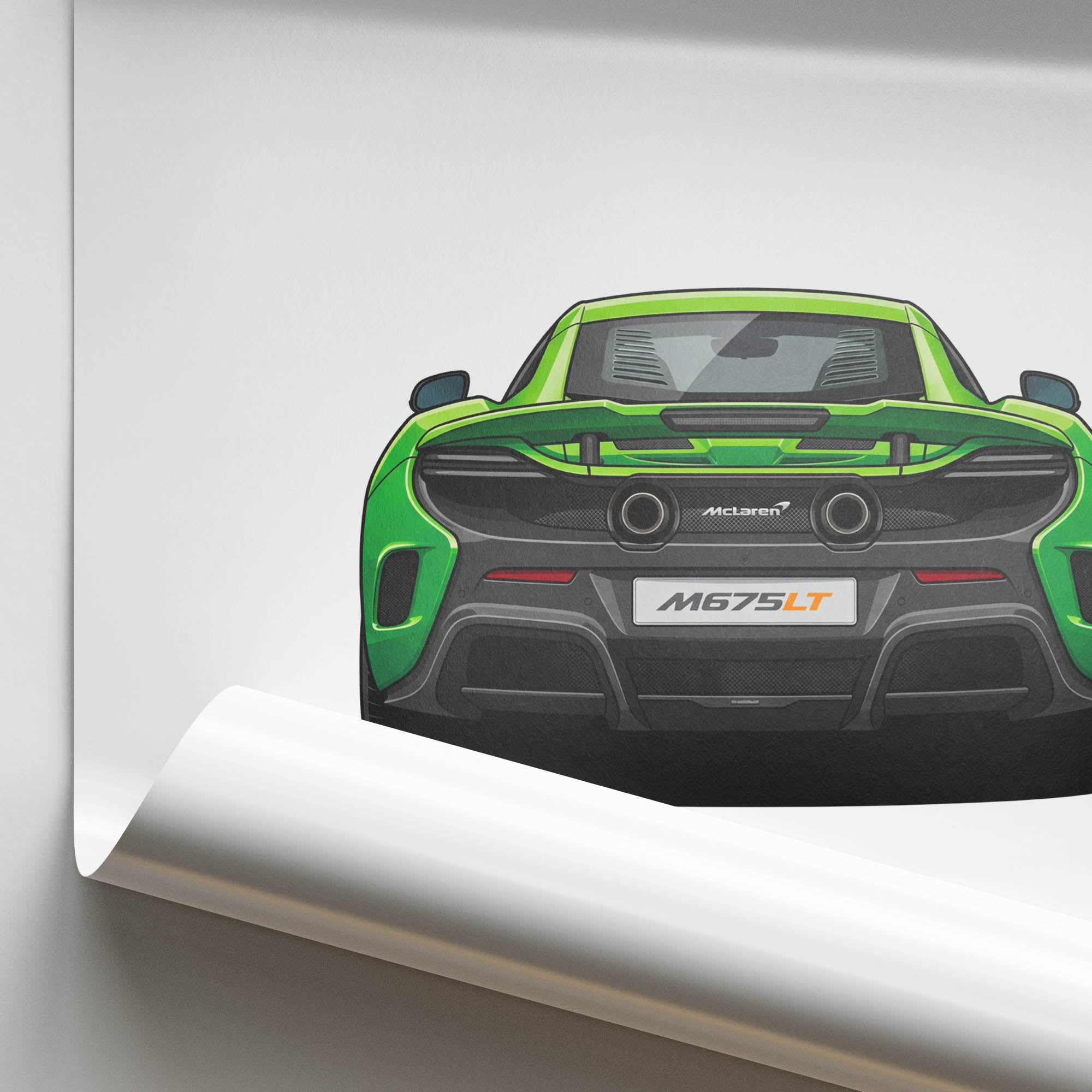 2015 McLaren 675LT Napier – Car Print