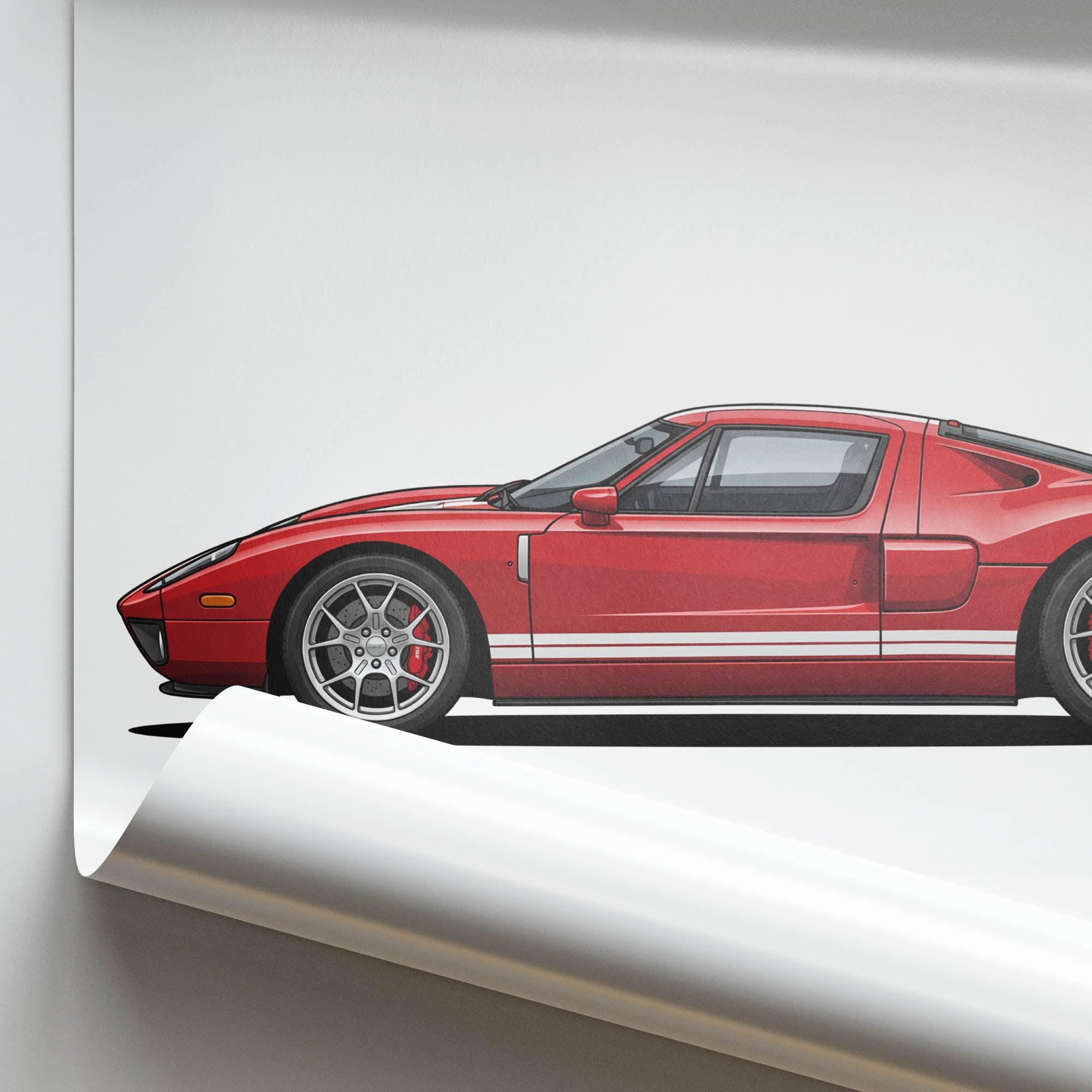 2005 Ford GT Mark IV – Car Print (Side)