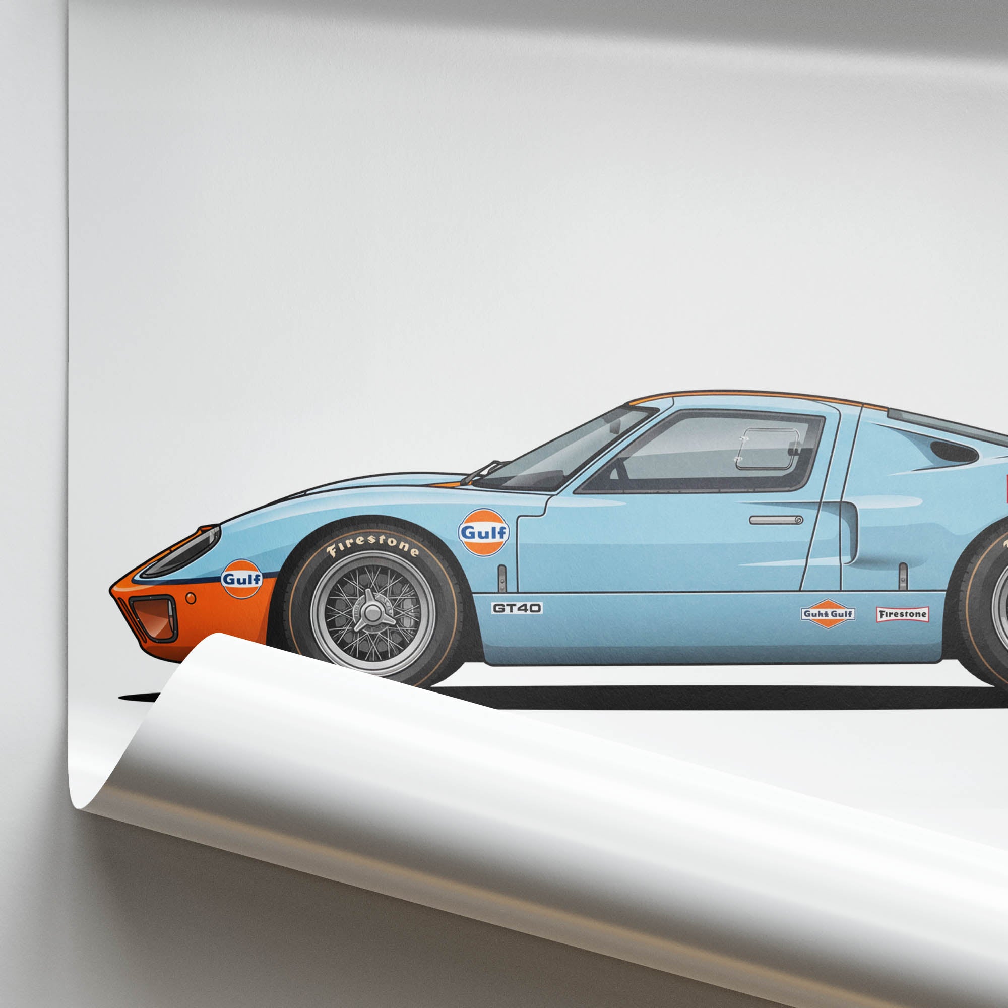 1968 Ford GT40 Mk I – Car Print