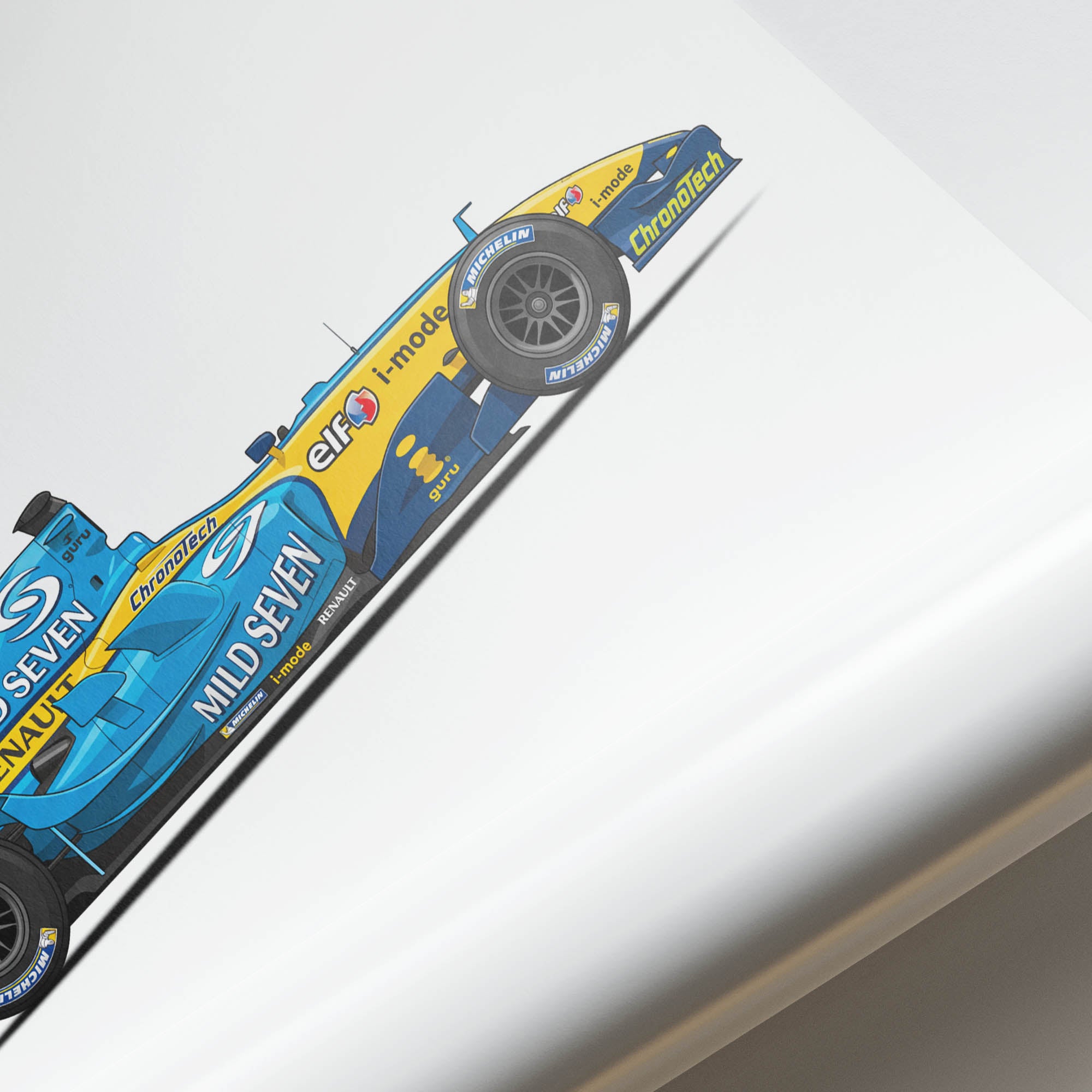 2005 Renault R25 Fernando Alonso – Car Print