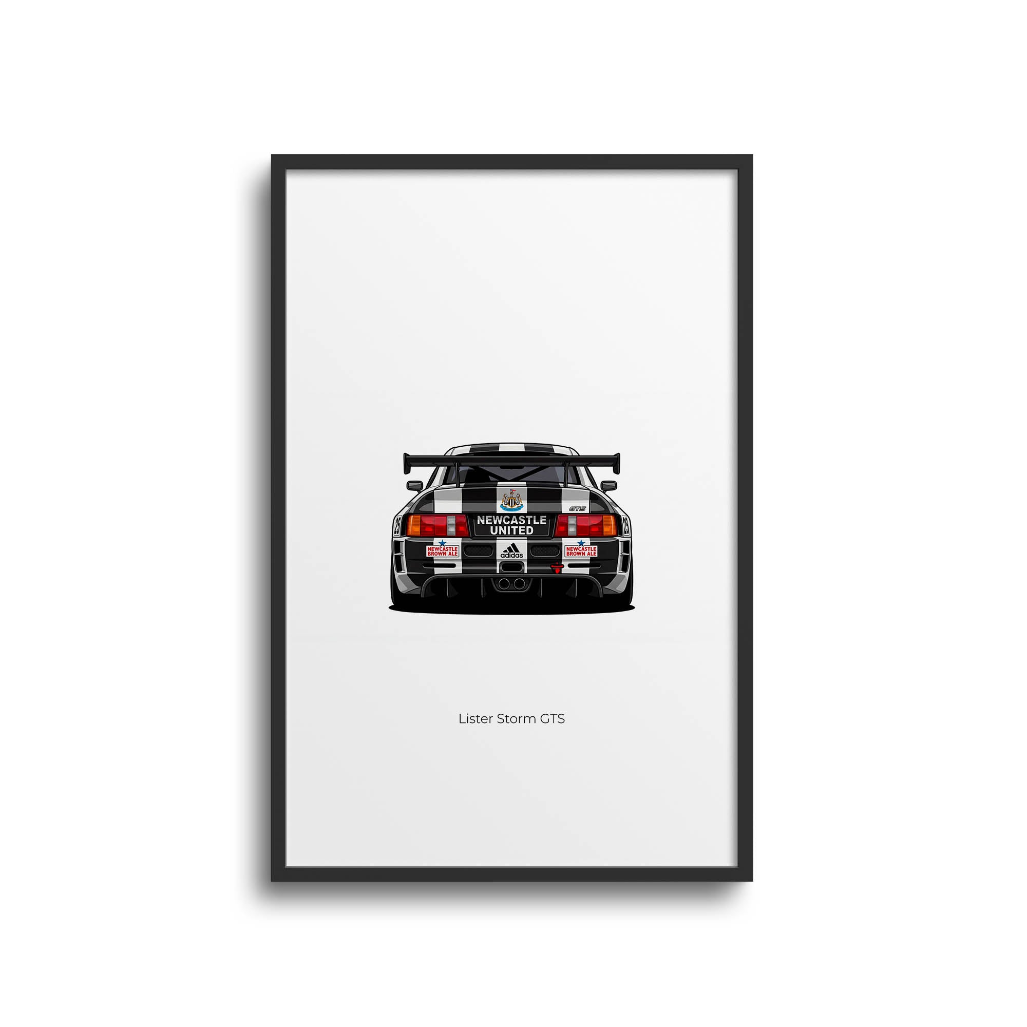 1996 Lister Storm Gts Newcastle United – Car Print