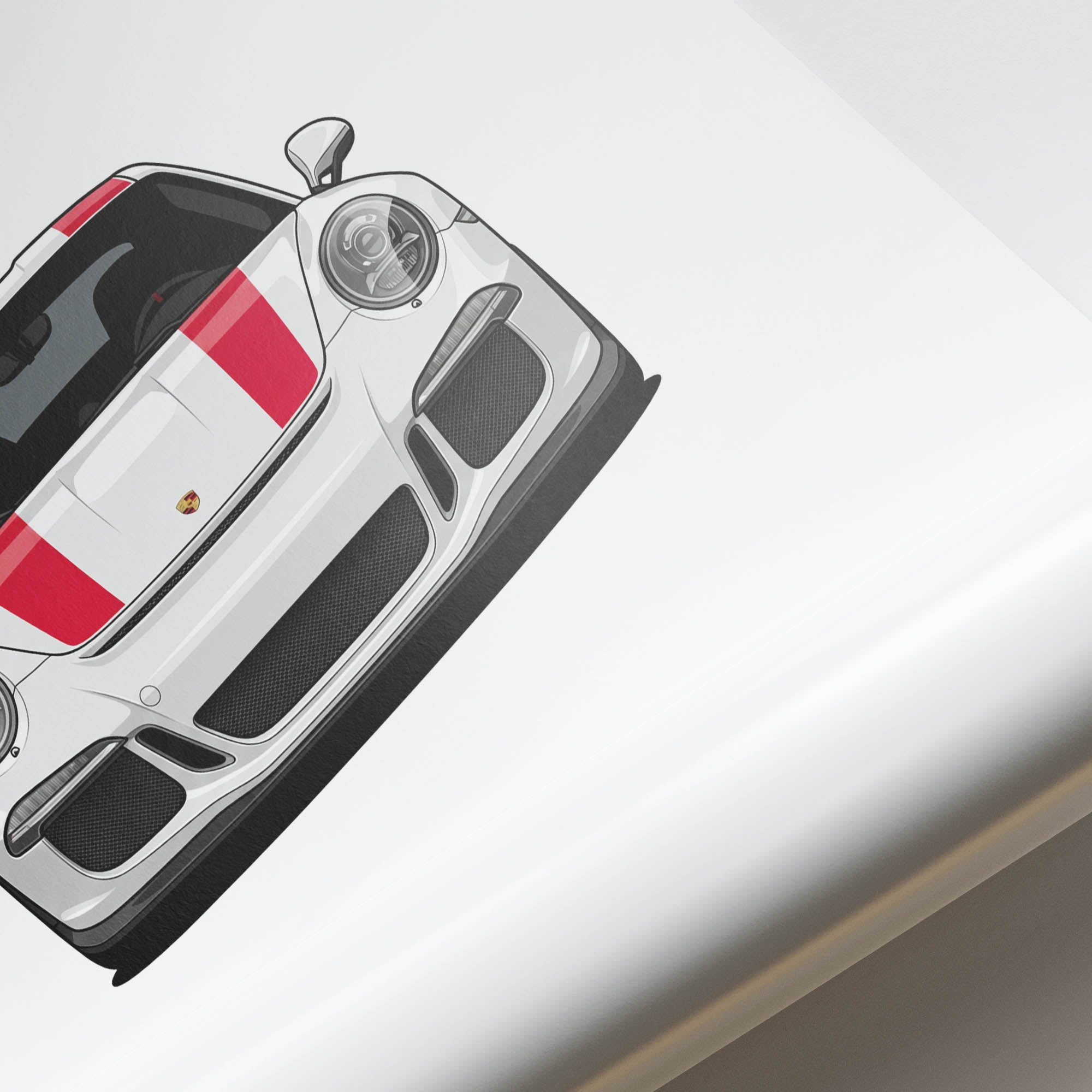 2016 Porsche 911 R – Car Print