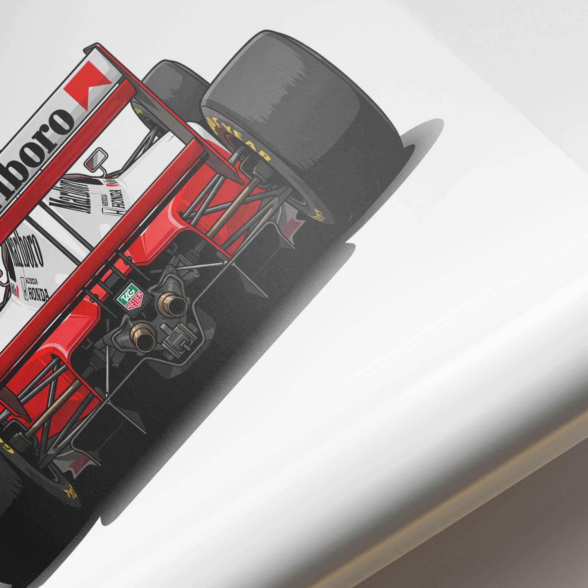 1993 McLaren MP4 8 Ayrton Senna – Car Print