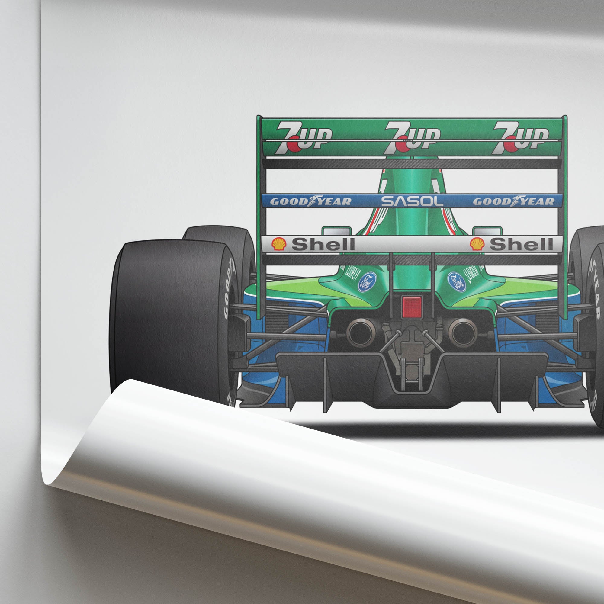 1990 Jordan 191 Michael Schumacher 7UP – Car Print