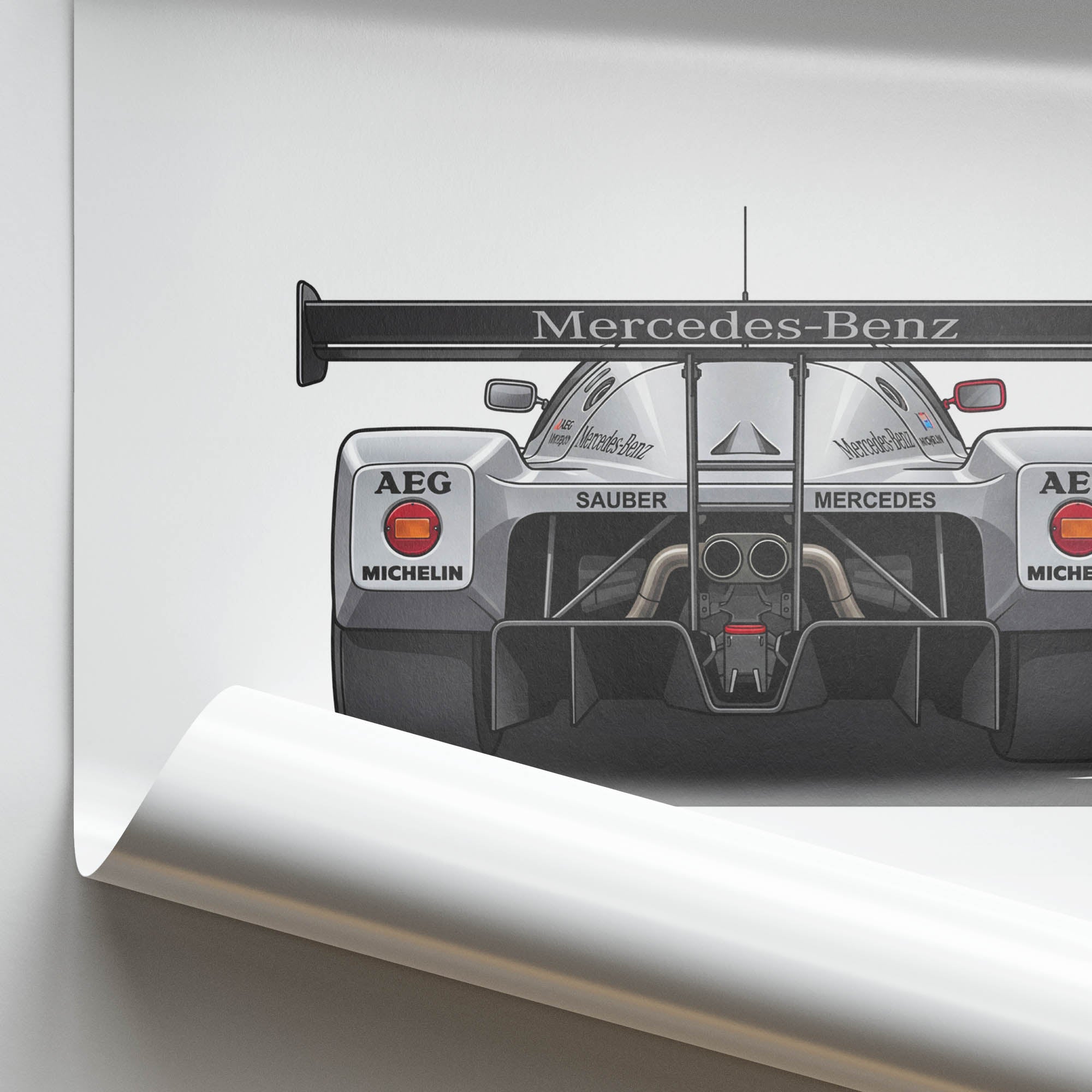 1989 Sauber Mercedes C9 – Car Print