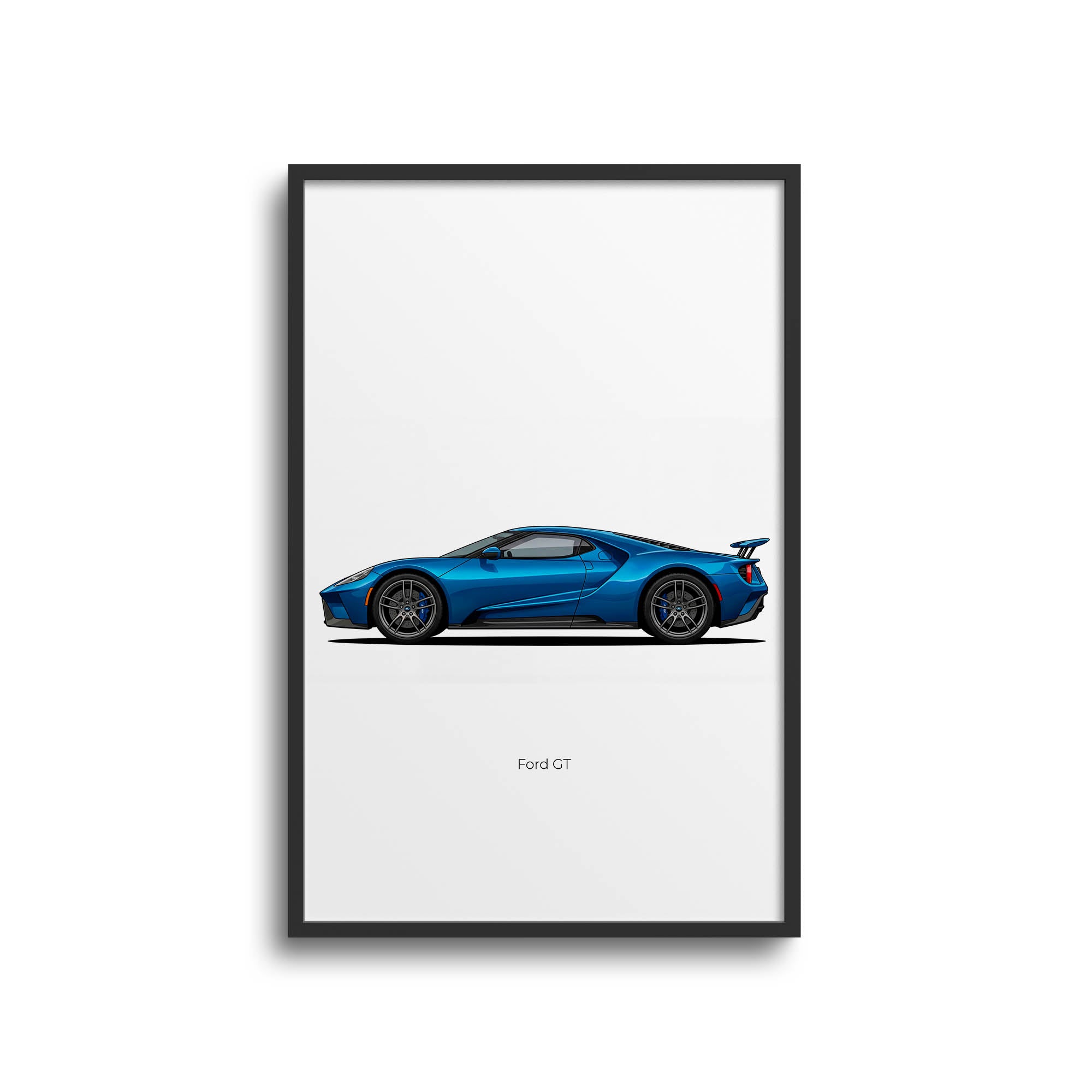 2017 Ford GT Liquid – Car Print (Side)
