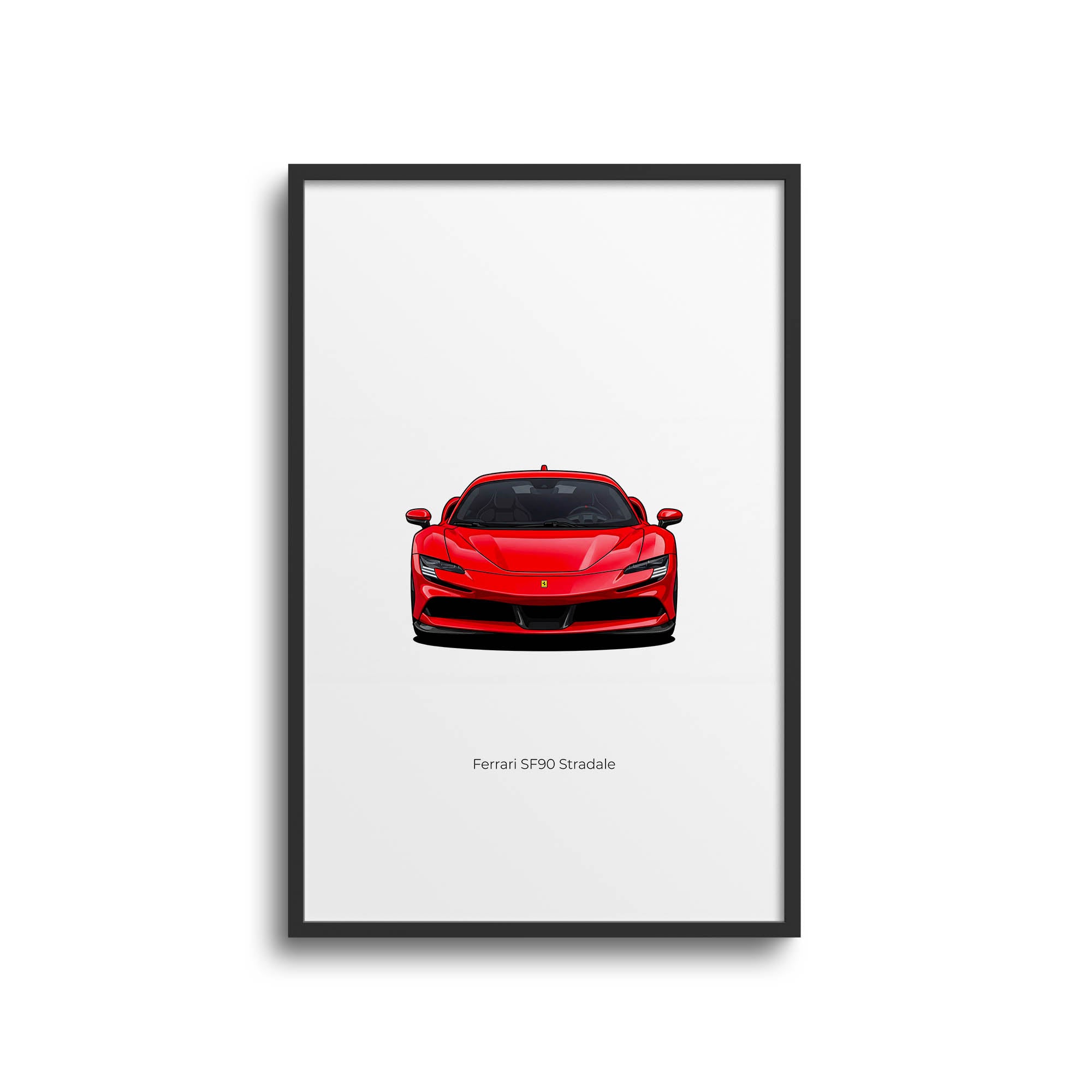 2021 Ferrari SF90 Stradale – Car Print