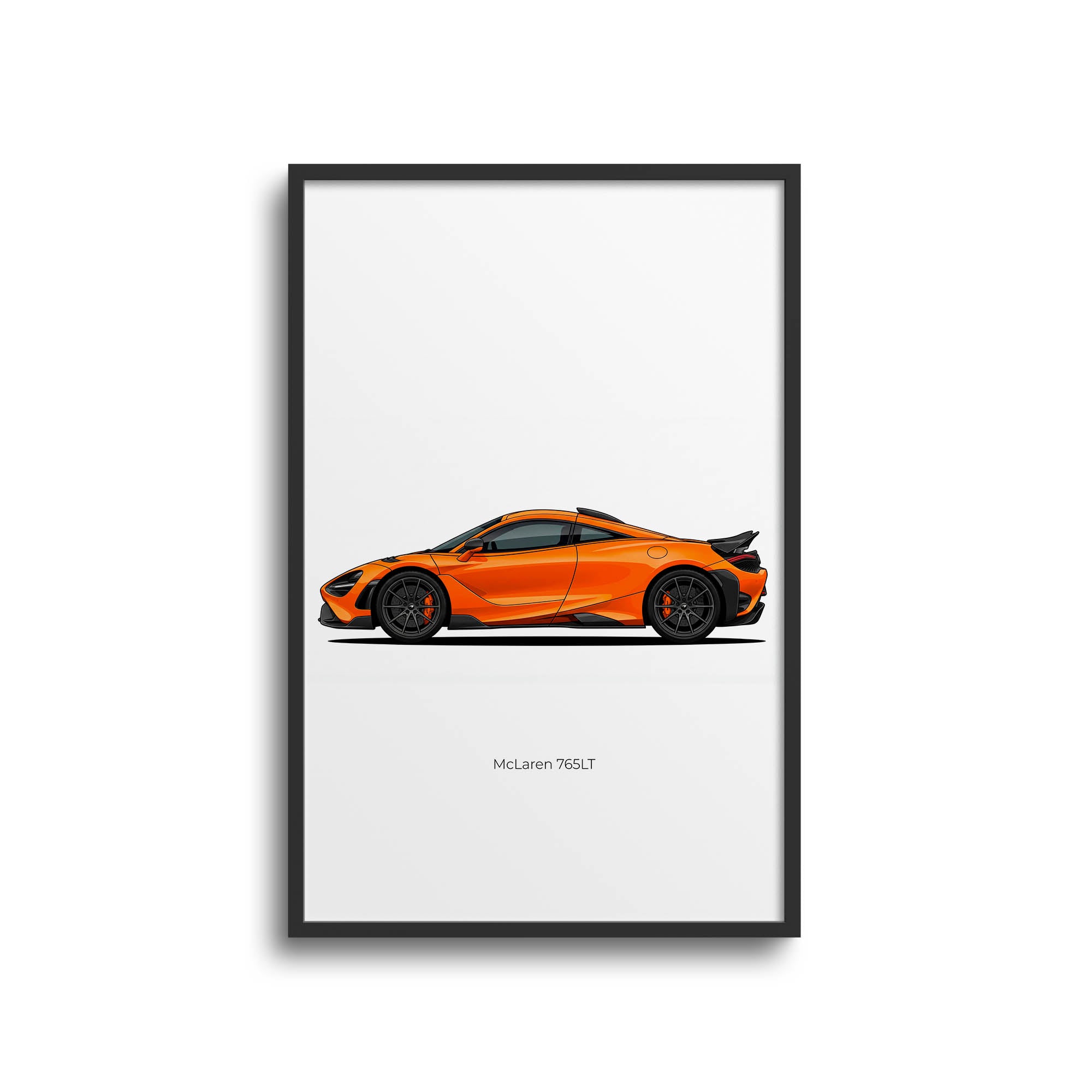 2021 McLaren 765LT Nardo – Car Print (Side)