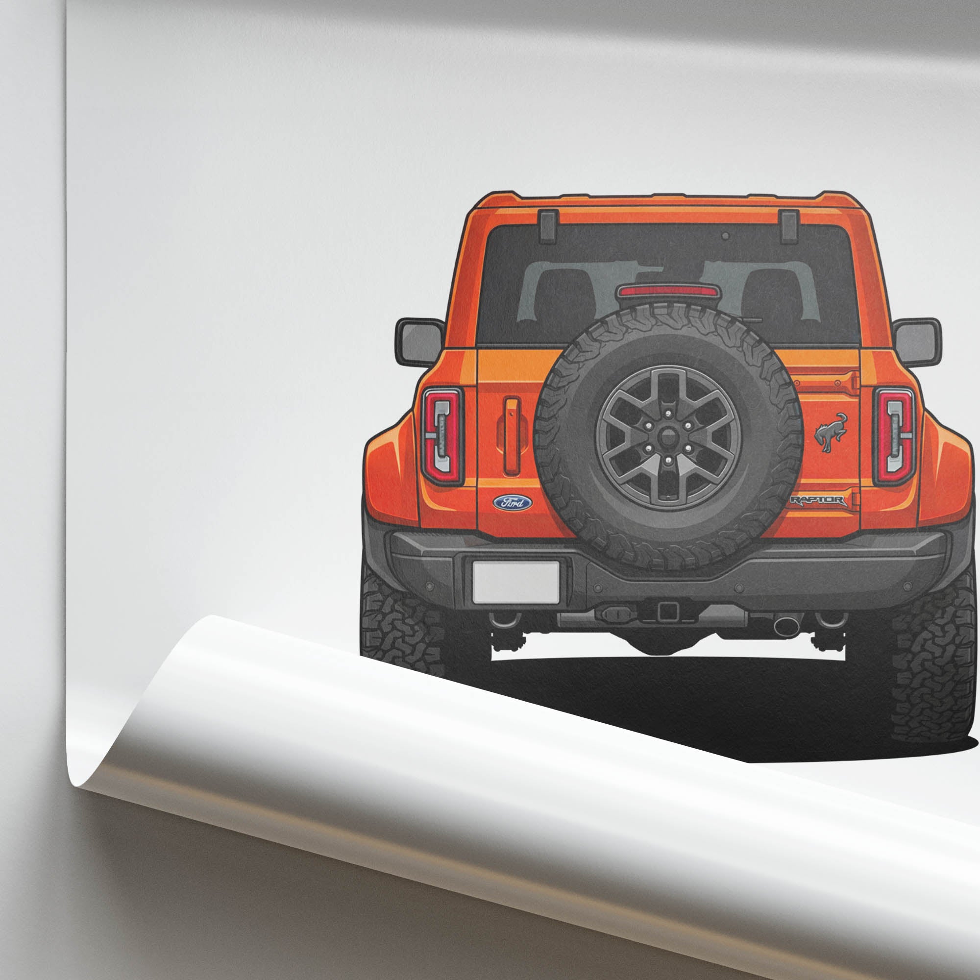 2022 Ford Bronco Raptor Code – Car Print