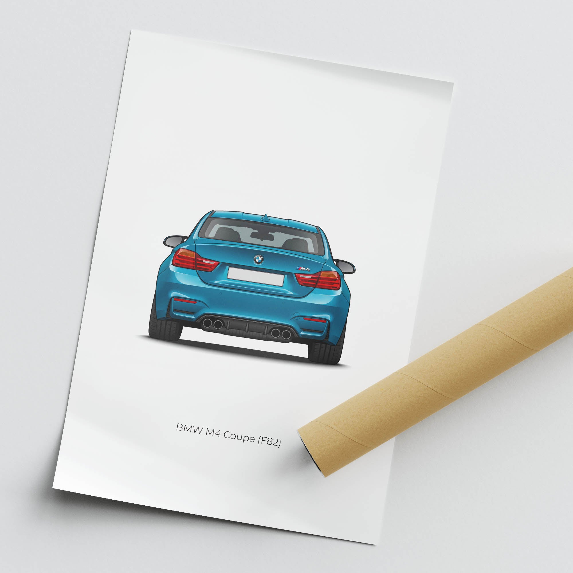 2015 BMW M4 Coupe F82 Yas Marina – Car Print
