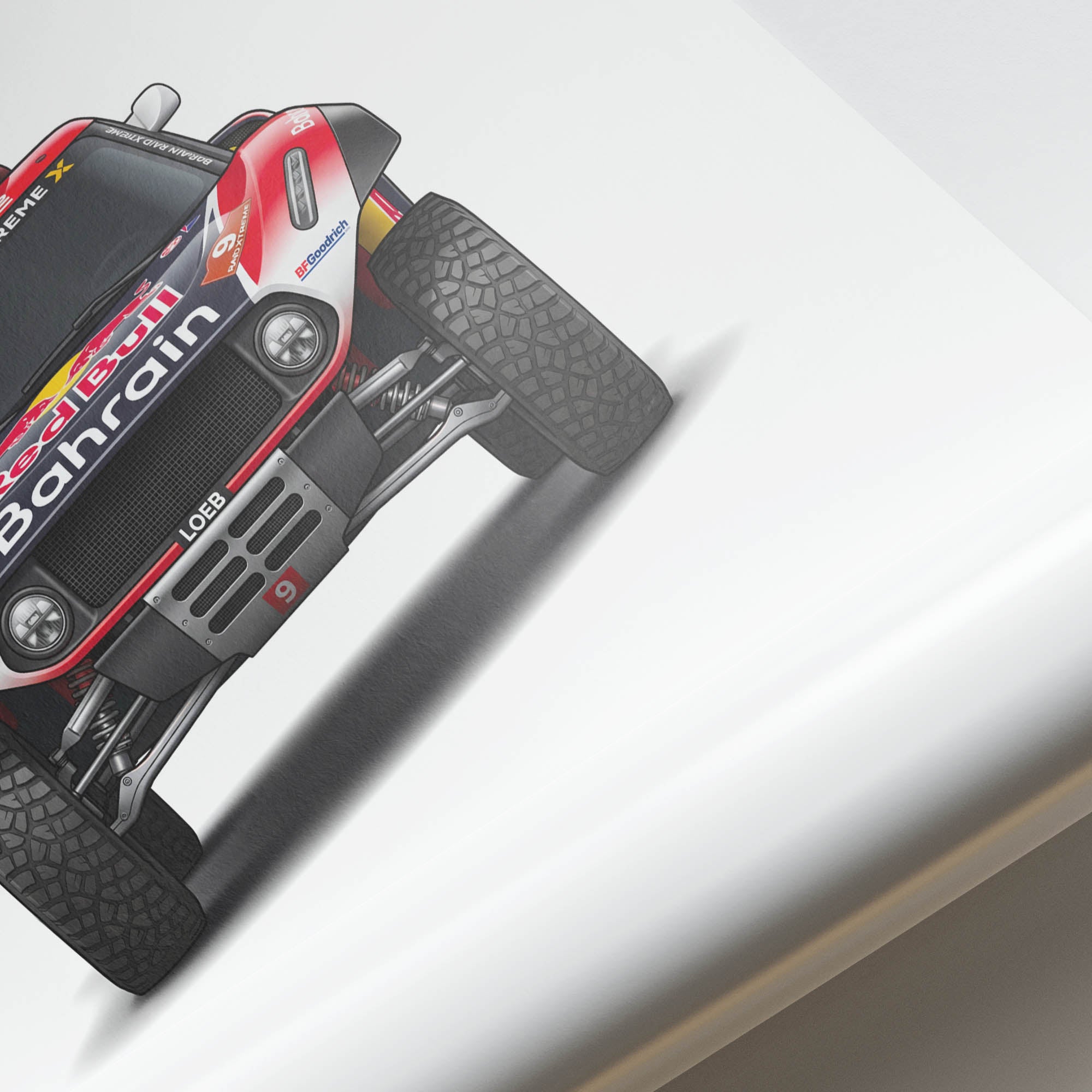 2023 Prodrive Hunter S Bastien Loeb Bahrain – Car Print