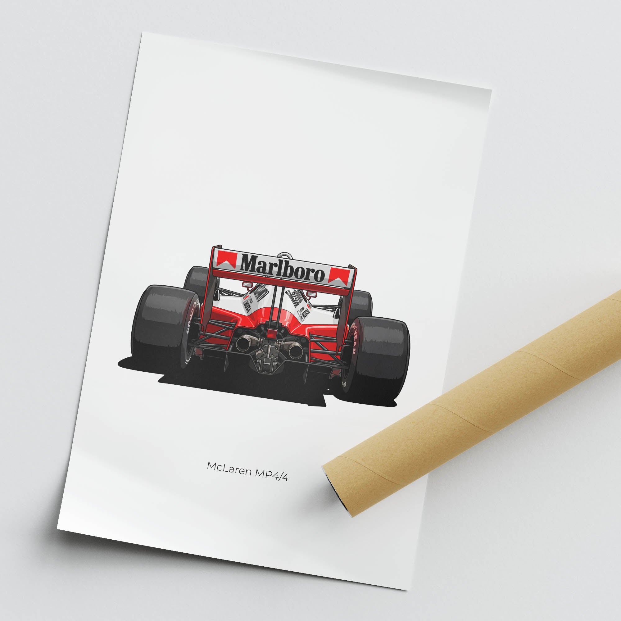 1988 McLaren MP4 4 Ayrton Senna – Car Print