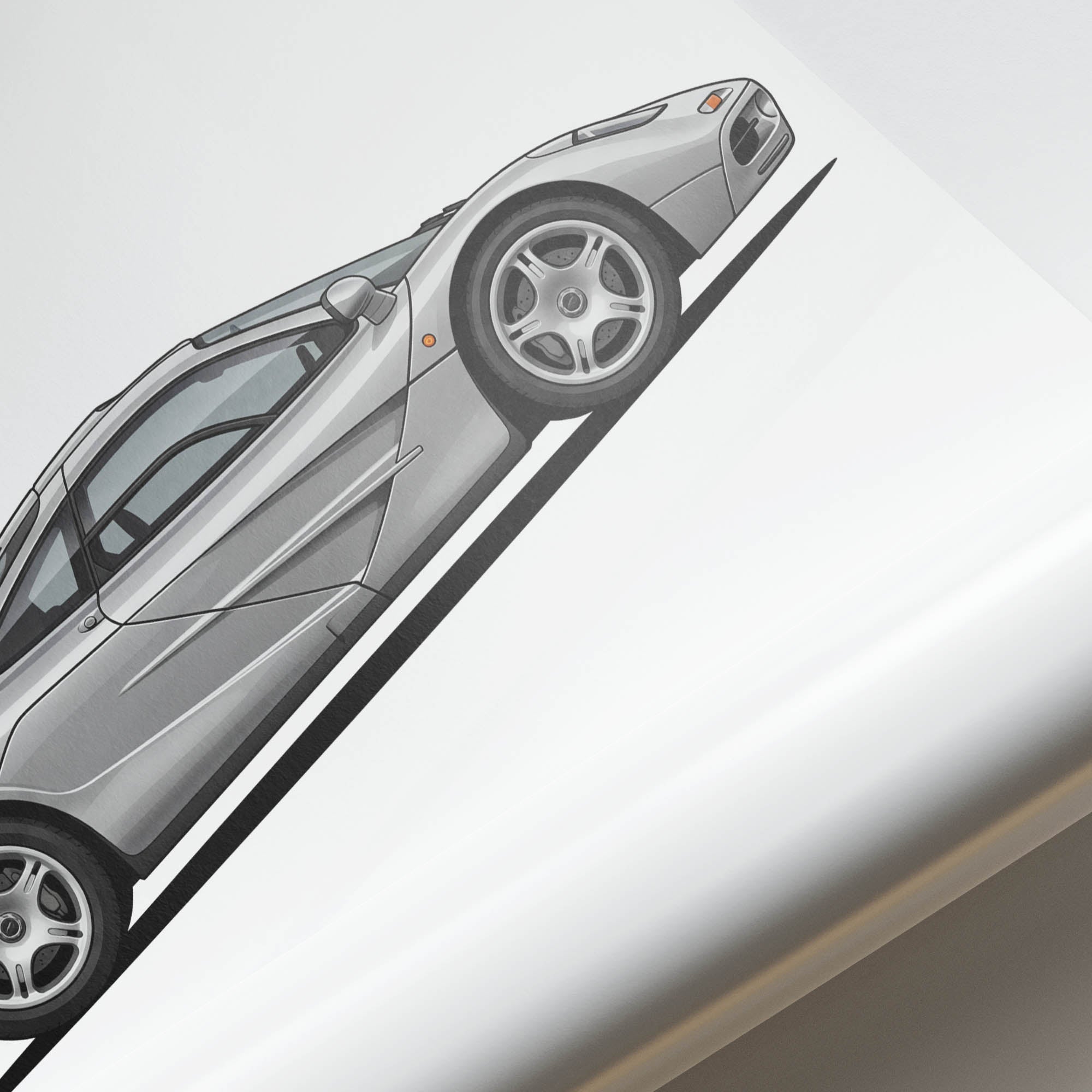 1994 McLaren Magnesium – Car Print (Side)