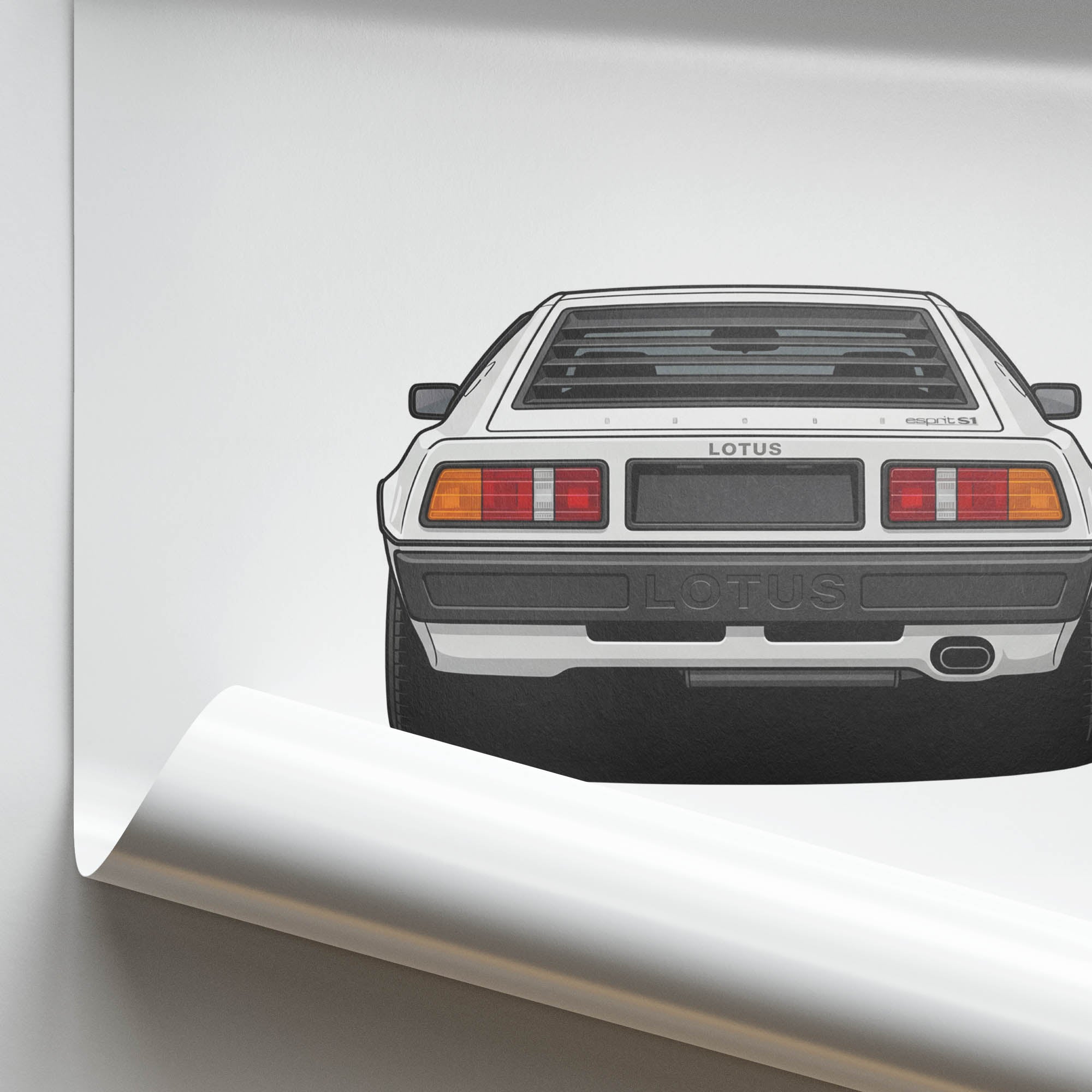 1977 Lotus Esprit S1 – Car Print (Back)
