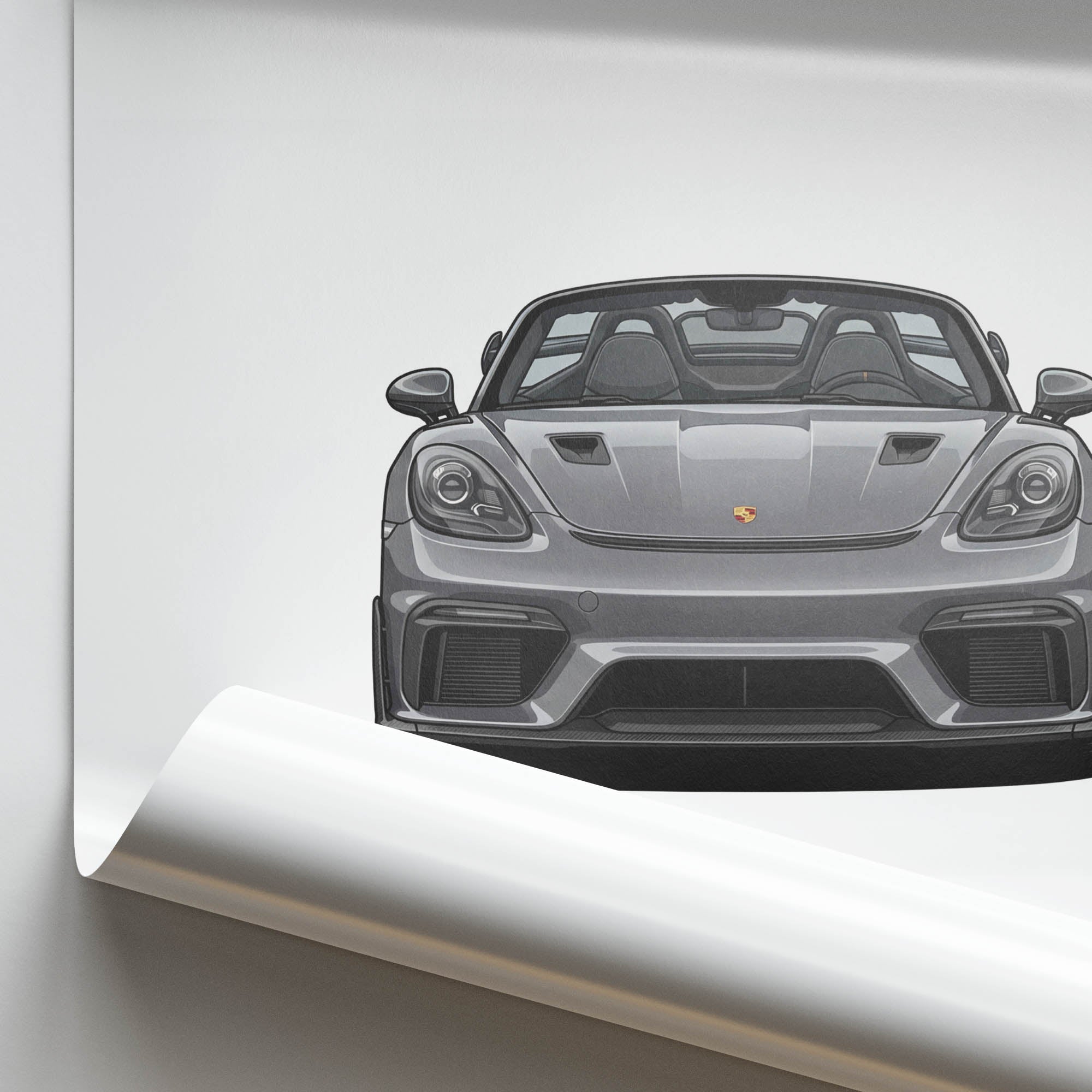 2024 Porsche 718 Spyder RS Vanadium – Car Print