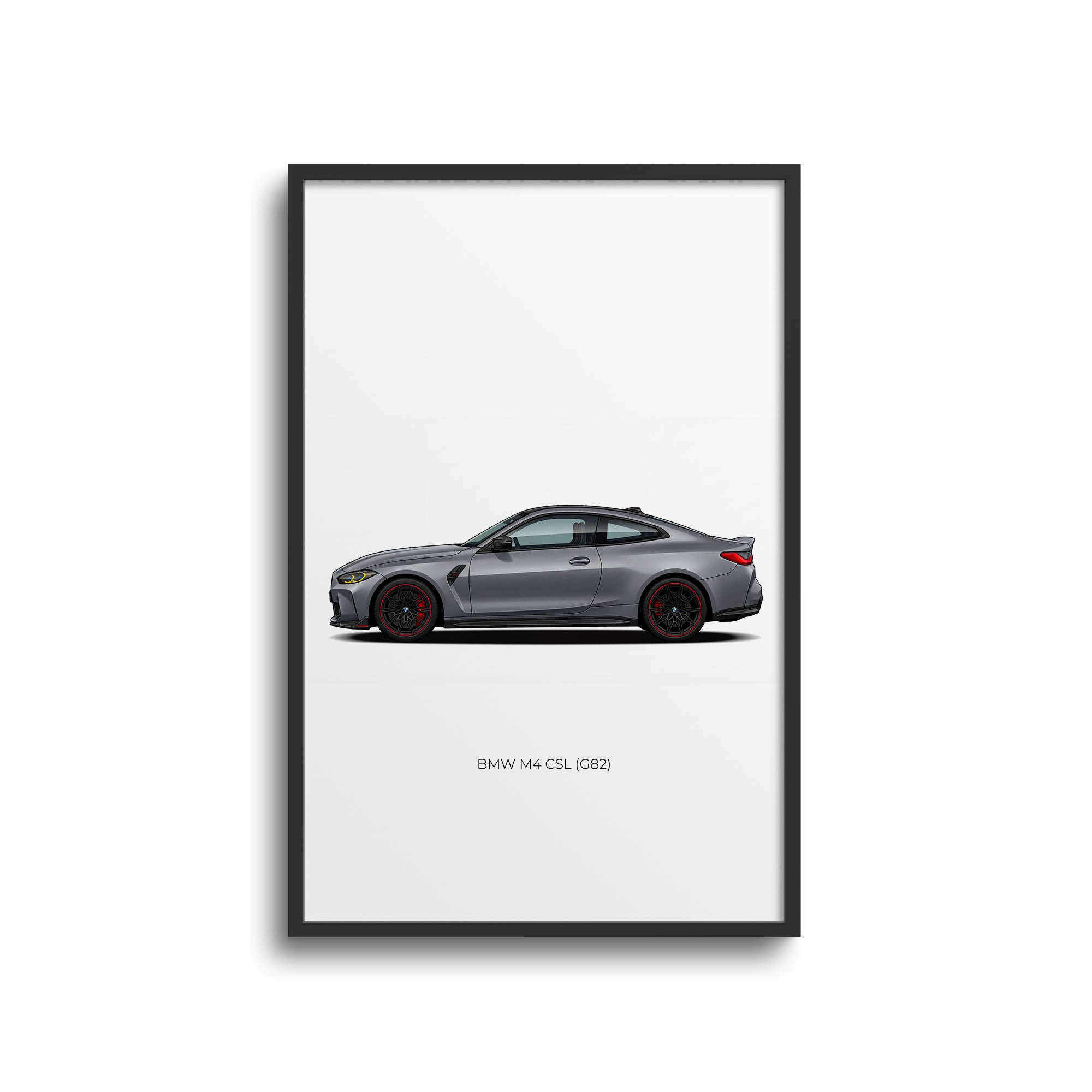 2023 BMW M4 CSL G82 Frozen Brooklyn – Car Print