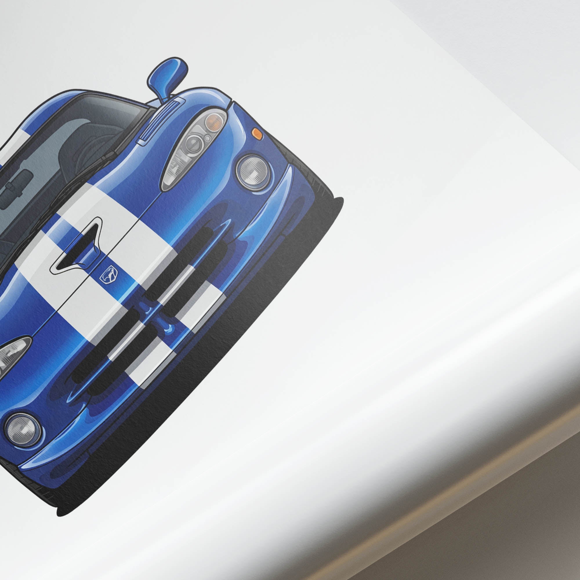 1996 Dodge Viper Gts Viper Gts – Car Print (Front)
