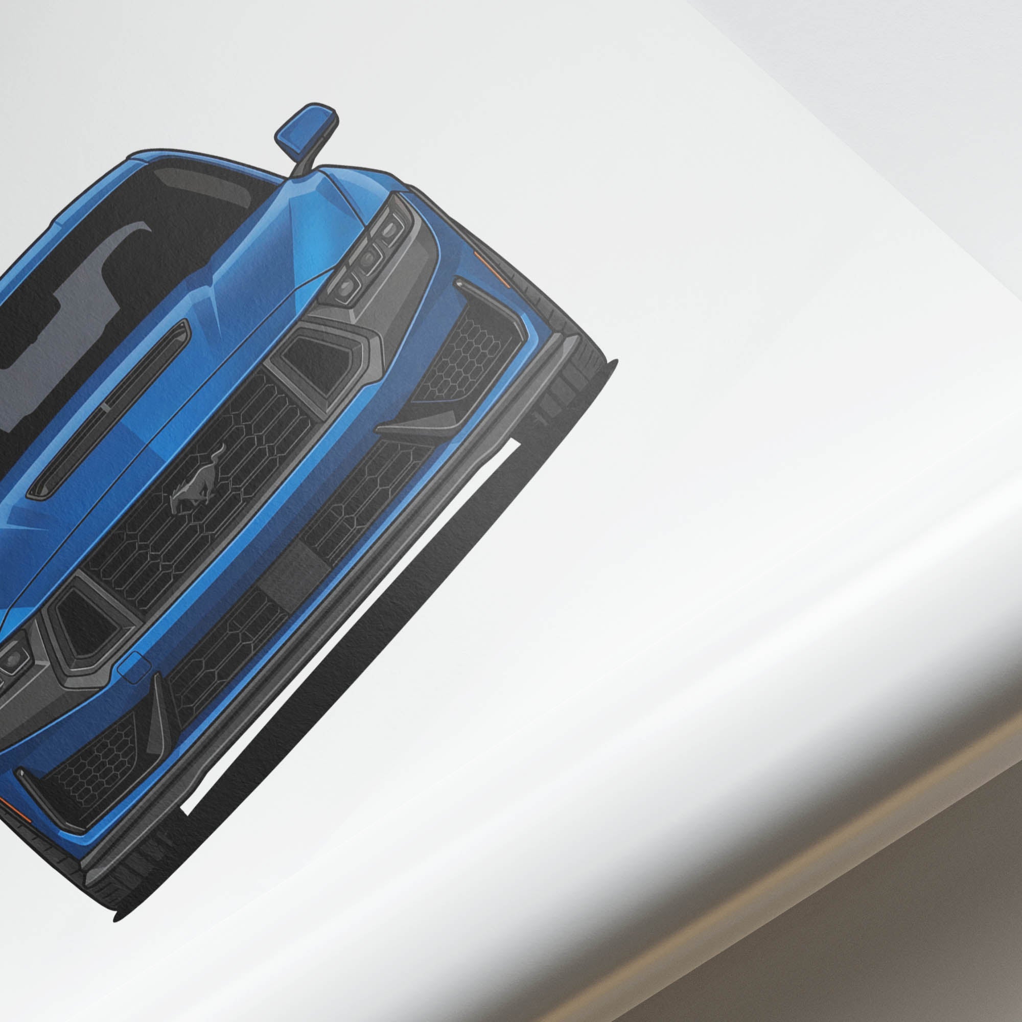 2024 Ford Mustang – Car Print (Front)