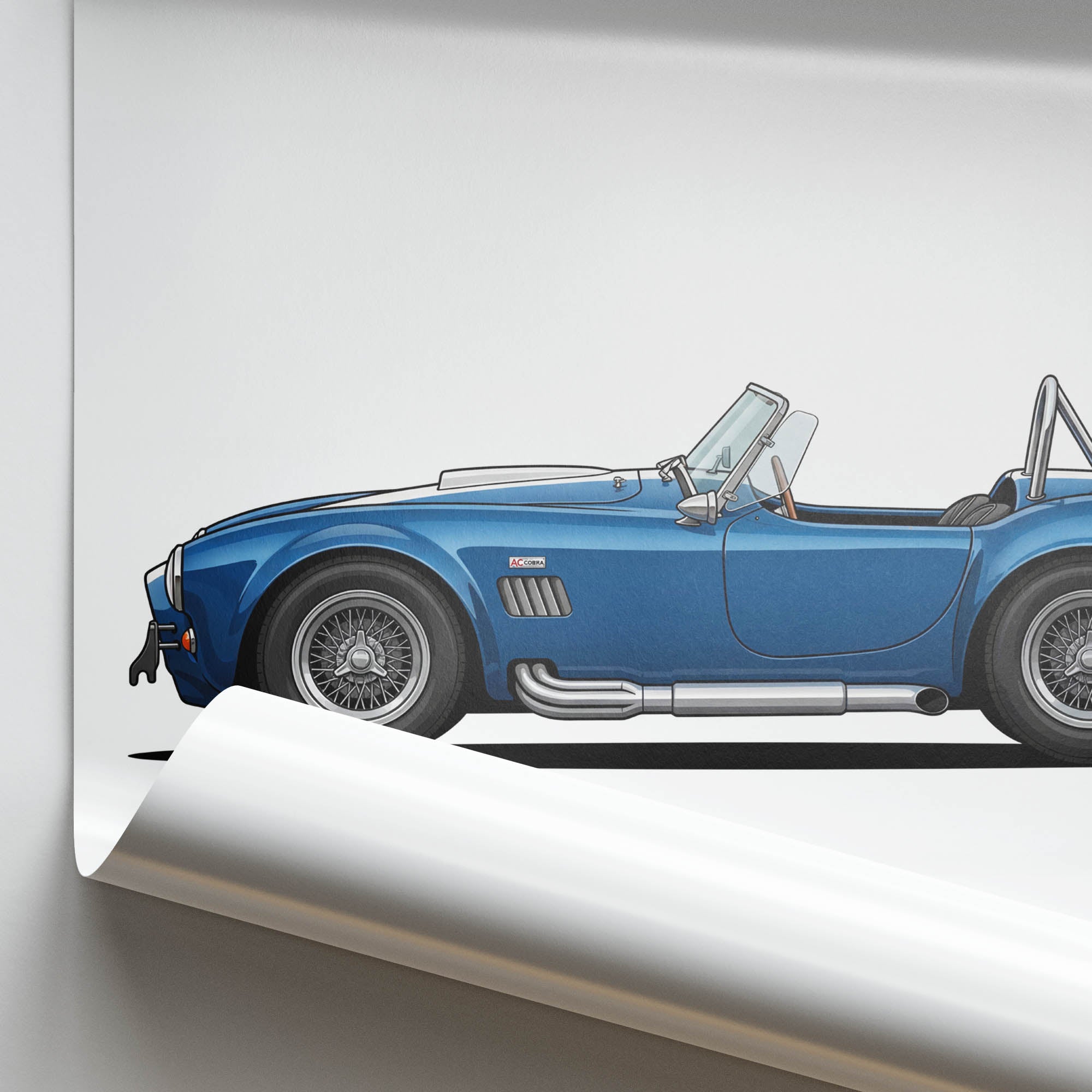 1965 Shelby Cobra 427 SC – Car Print (Side)
