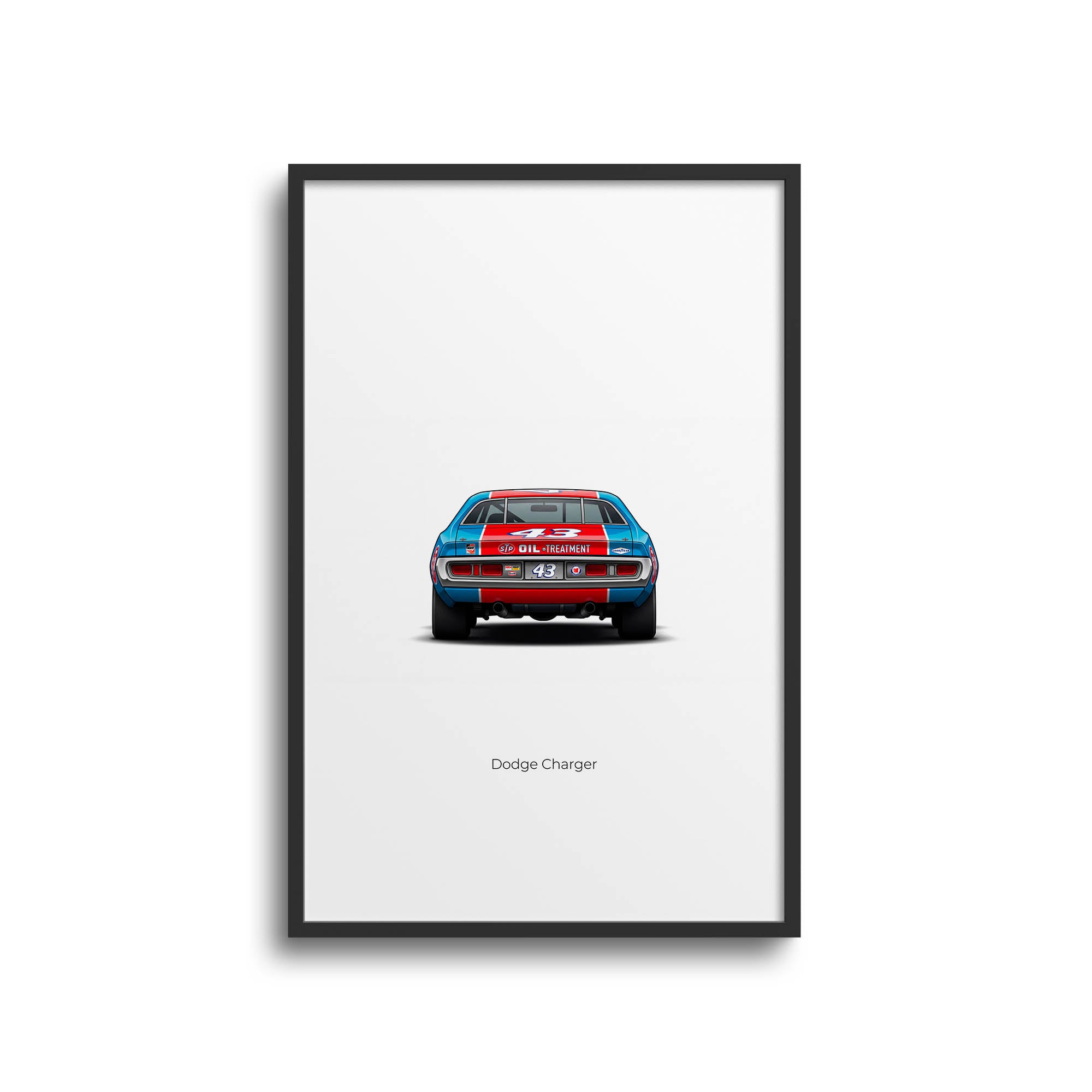 1973 Dodge Charger Richard Petty Stp – Car Print