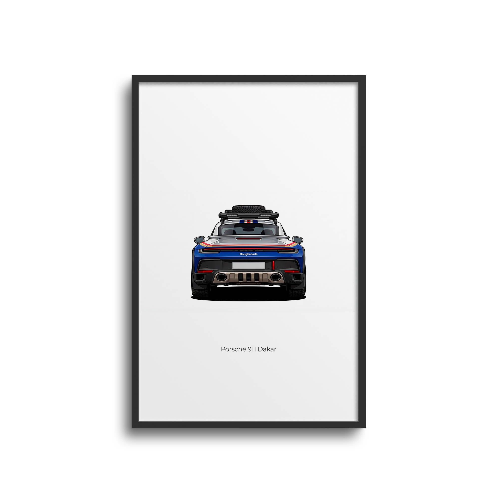 2023 Porsche 911 Roughroads – Car Print
