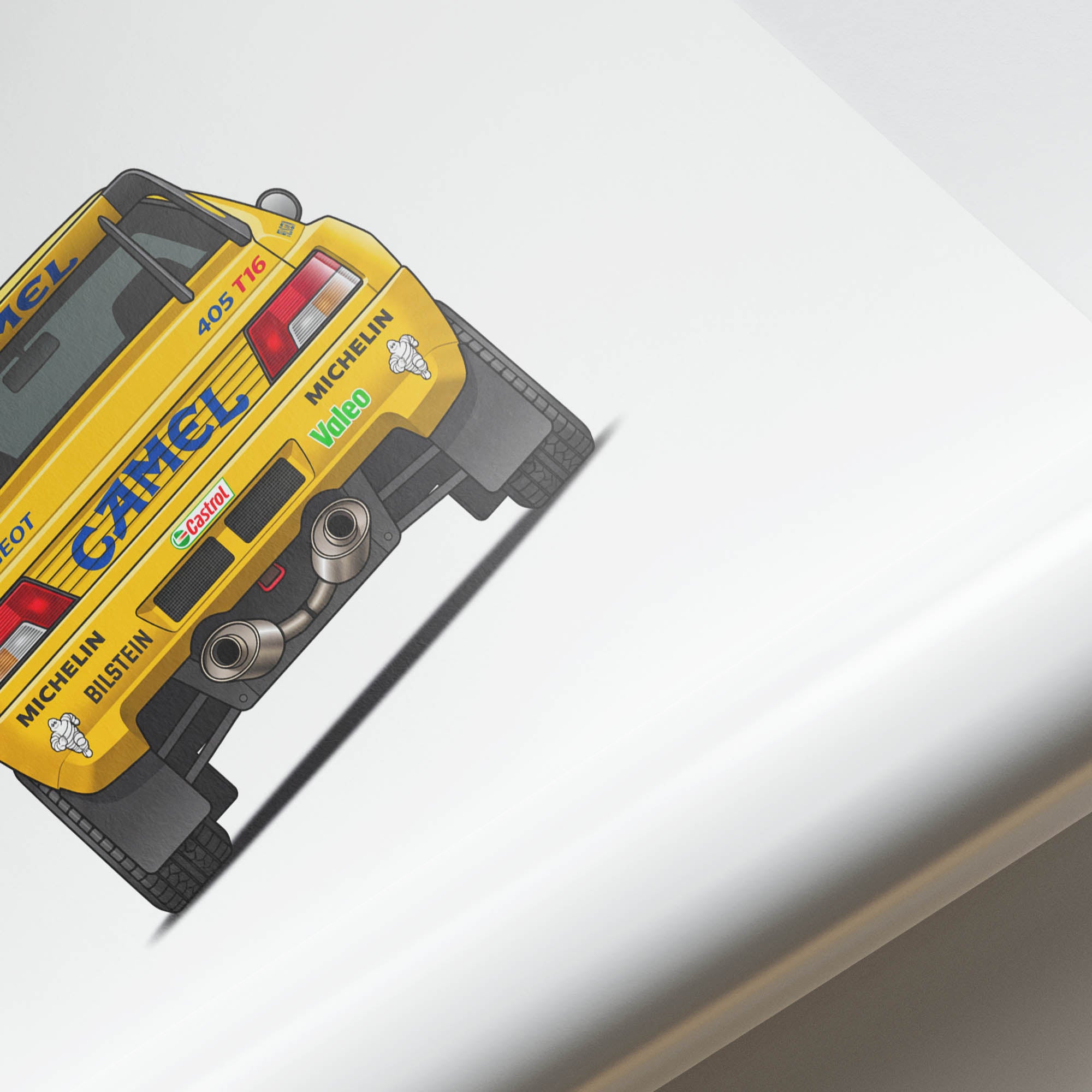 1990 Peugeot 405 T16 Grand – Car Print