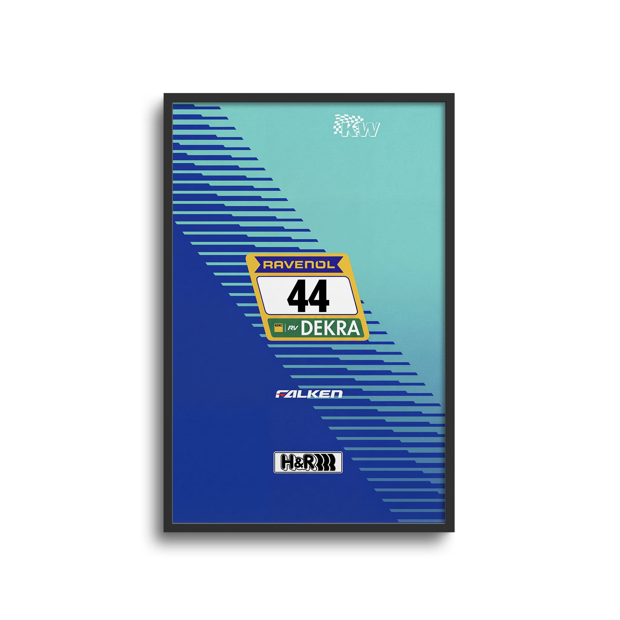 Porsche 911 GT3 R Poster – 24h Nürburgring Racing Art | Gran Corsa