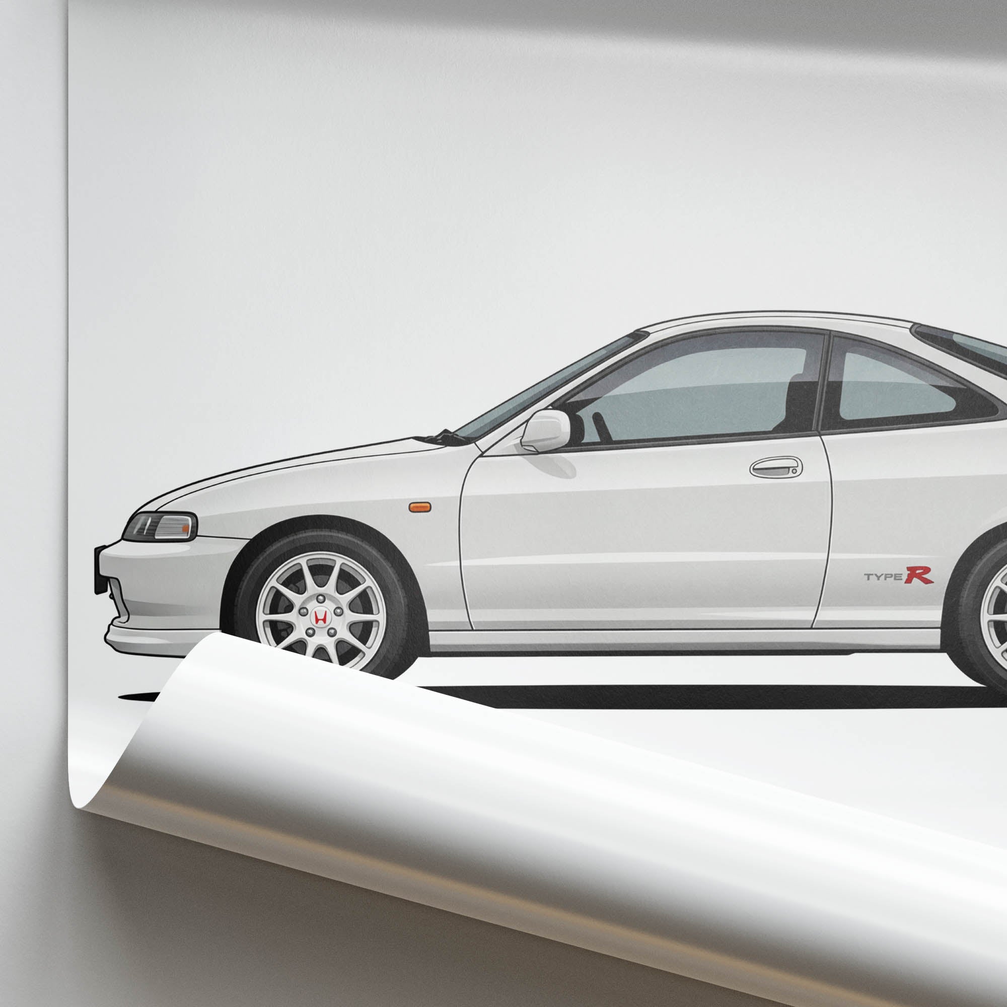 1995 Honda Integra Type R DC2 – Car Print (Side)