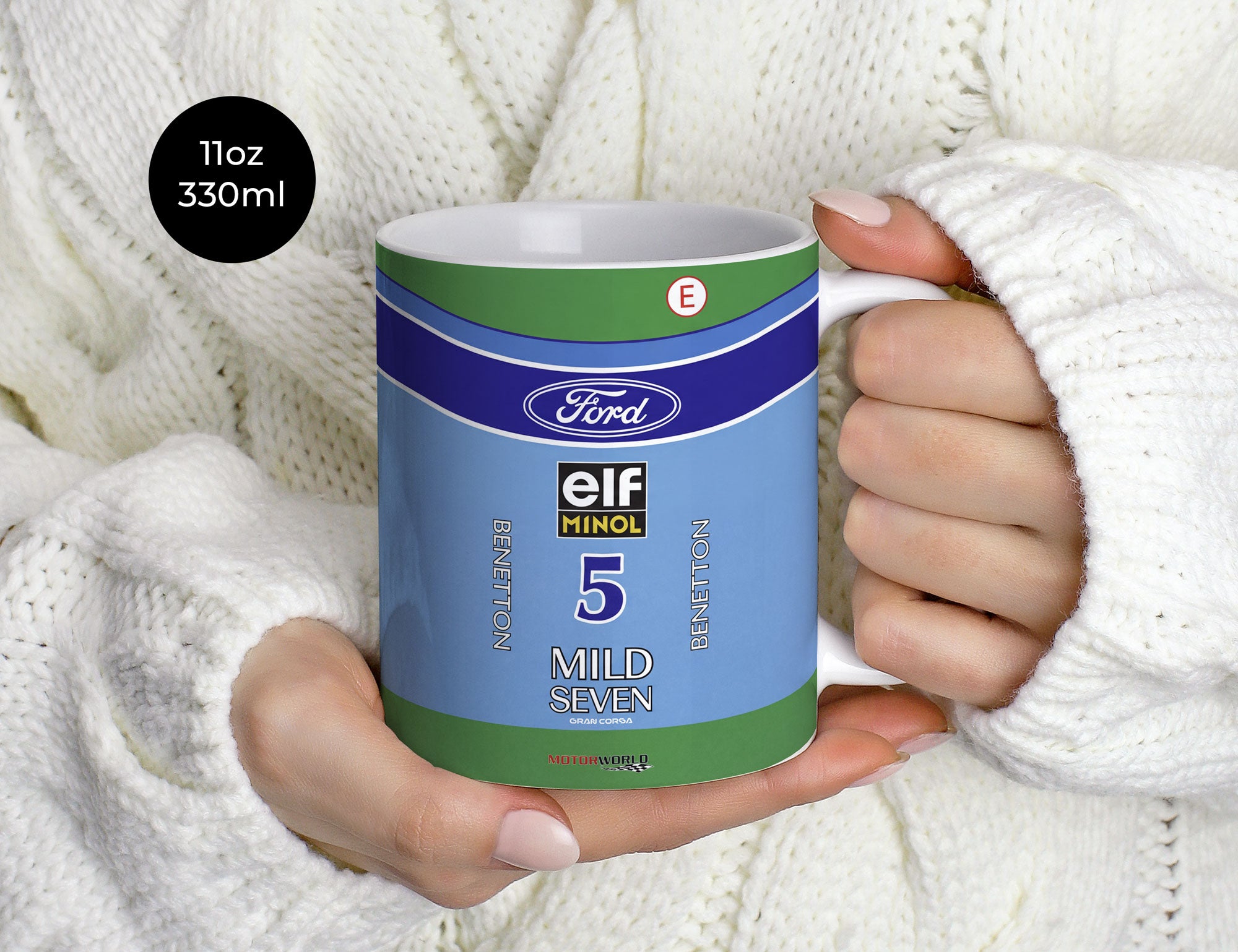 Michael Schumacher Mug - Benetton B194 F1 Champion Ceramic Racing Cup