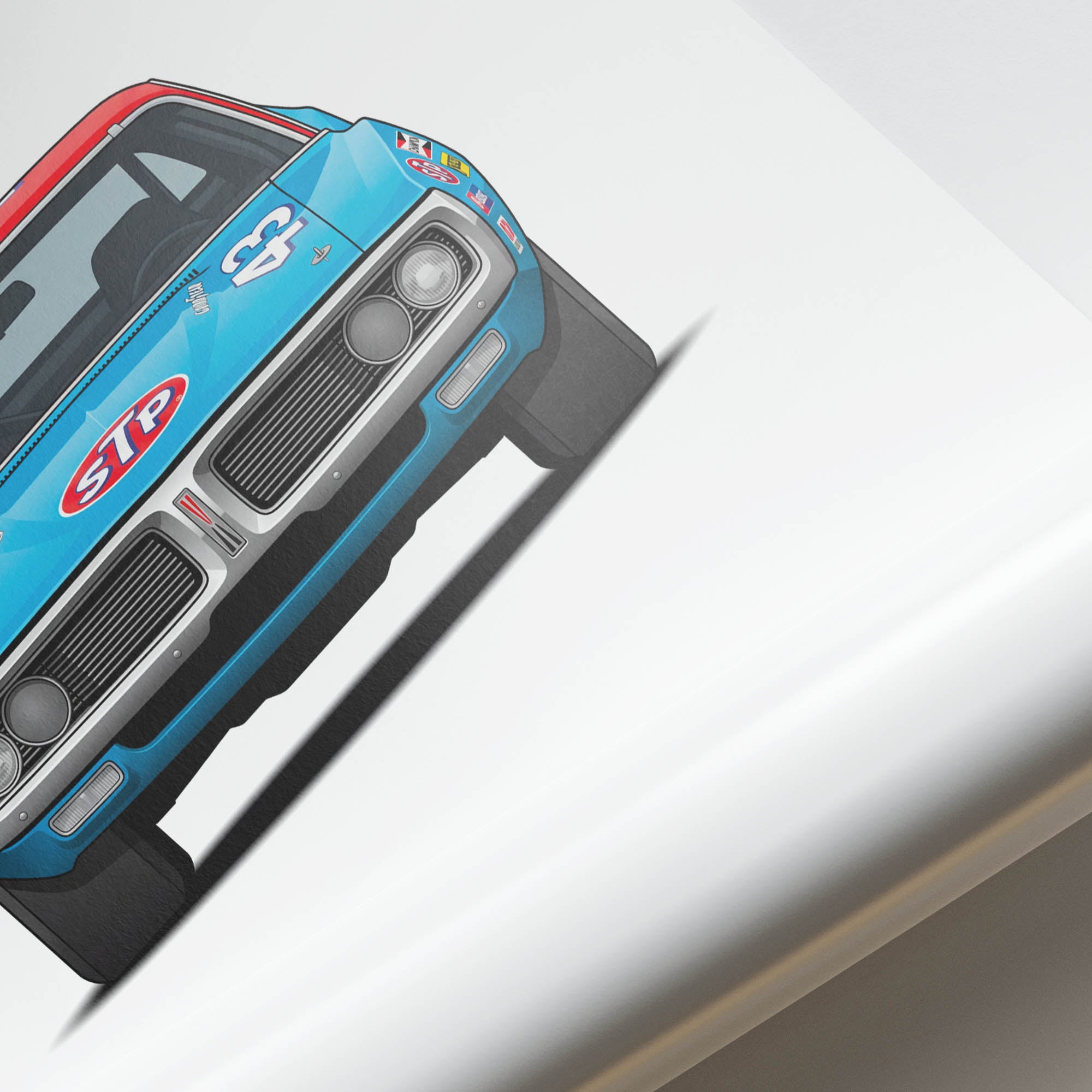 1973 Dodge Charger Richard Petty Stp – Car Print
