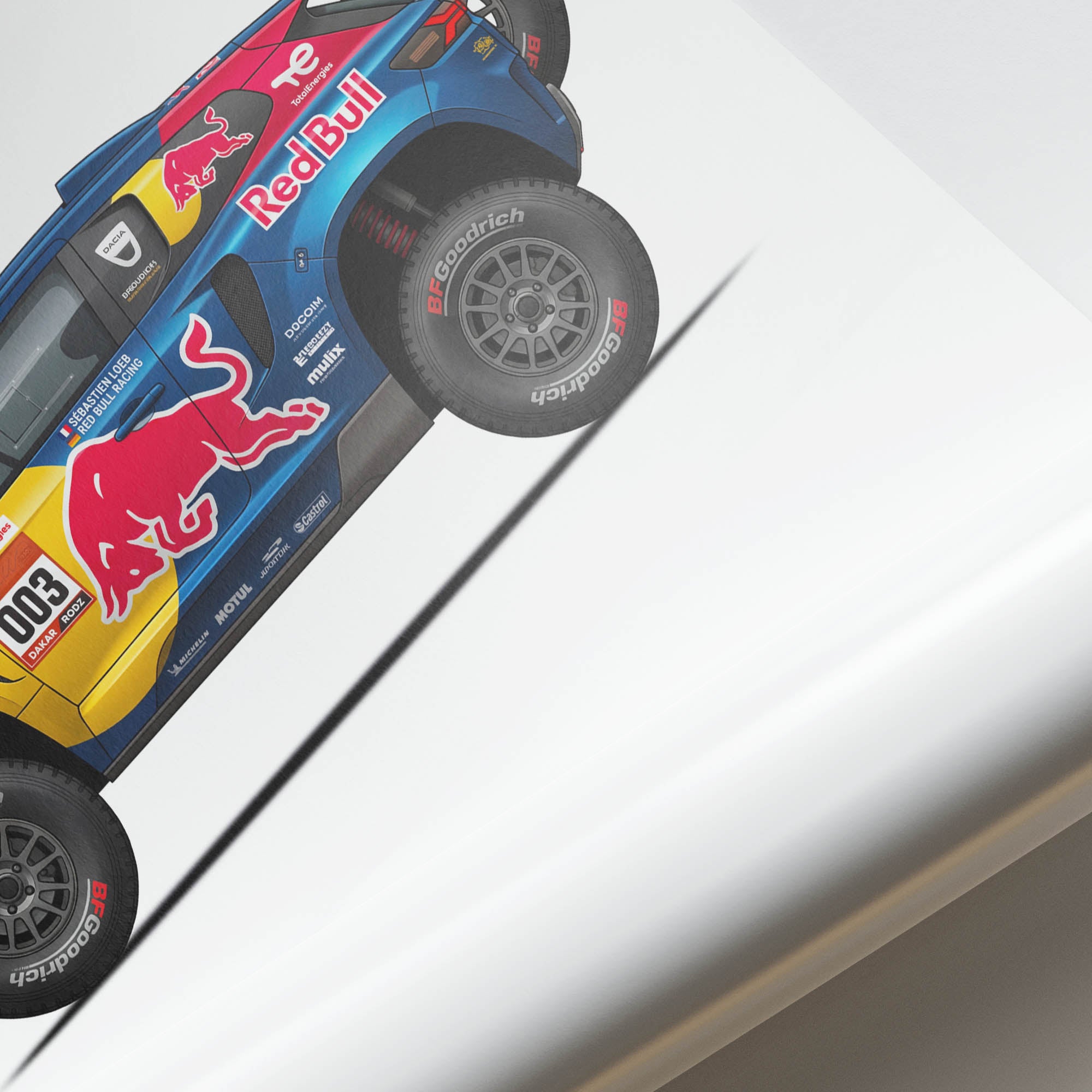 2025 Dacia Sandrider S Bastien Loeb – Car Print