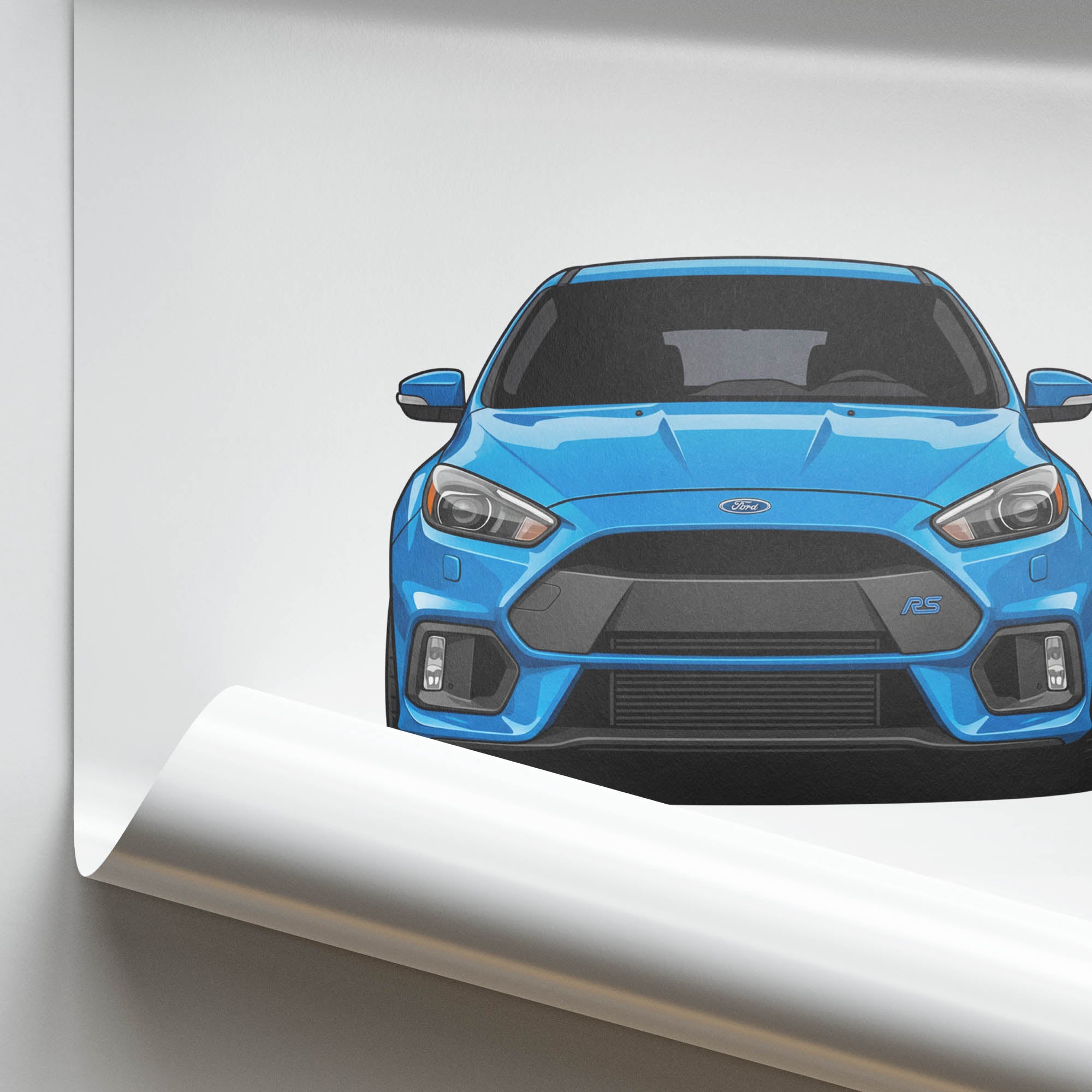 2016 Ford Focus RS MK3 Nitrous – Car Print