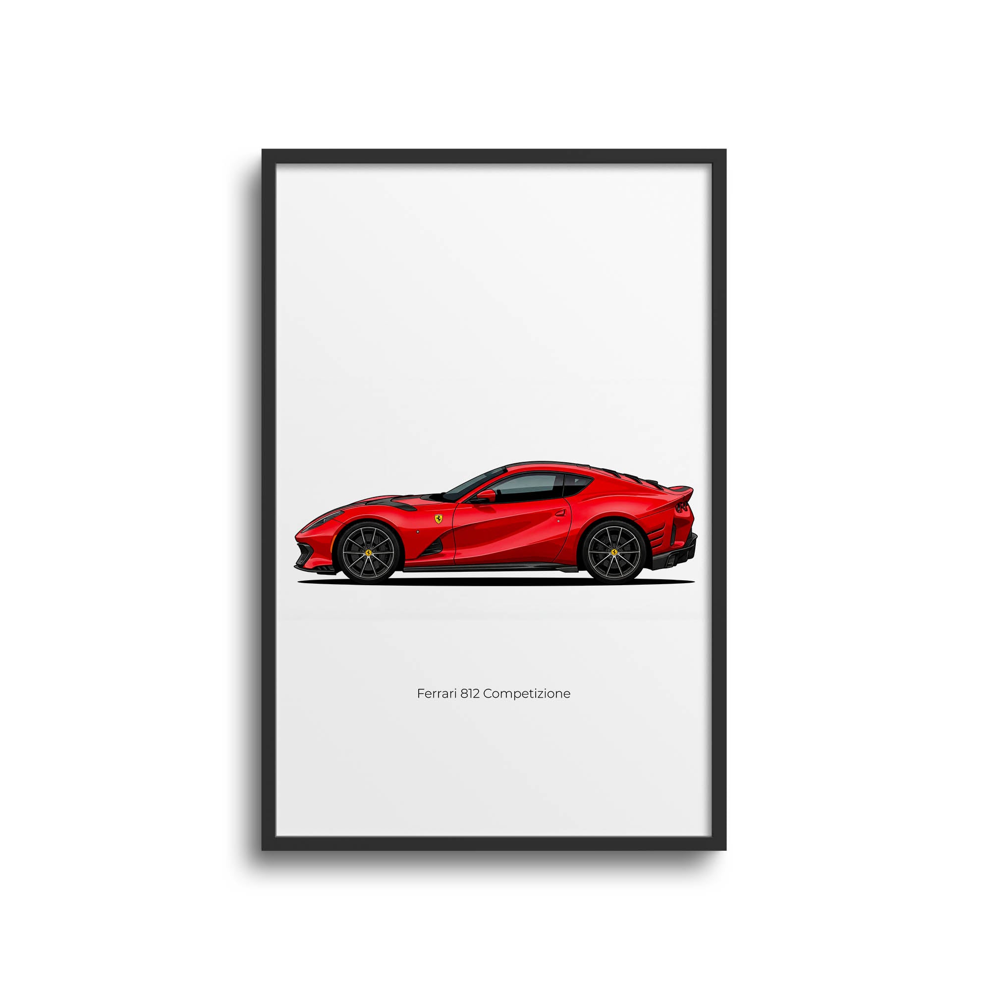 2021 Ferrari 812 Competizione – Car Print