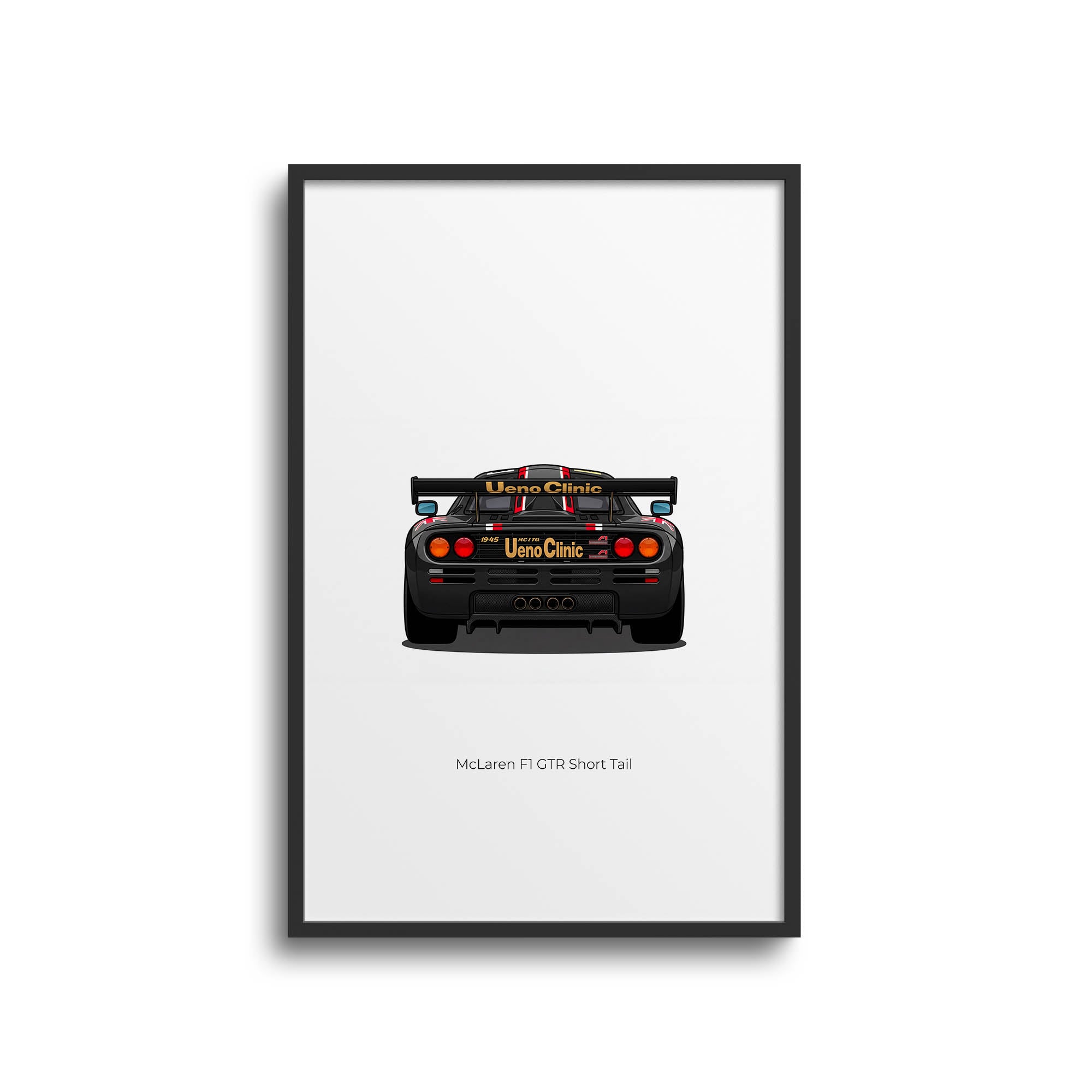 1995 McLaren GTR Short Tail Ueno Clinic – Car Print