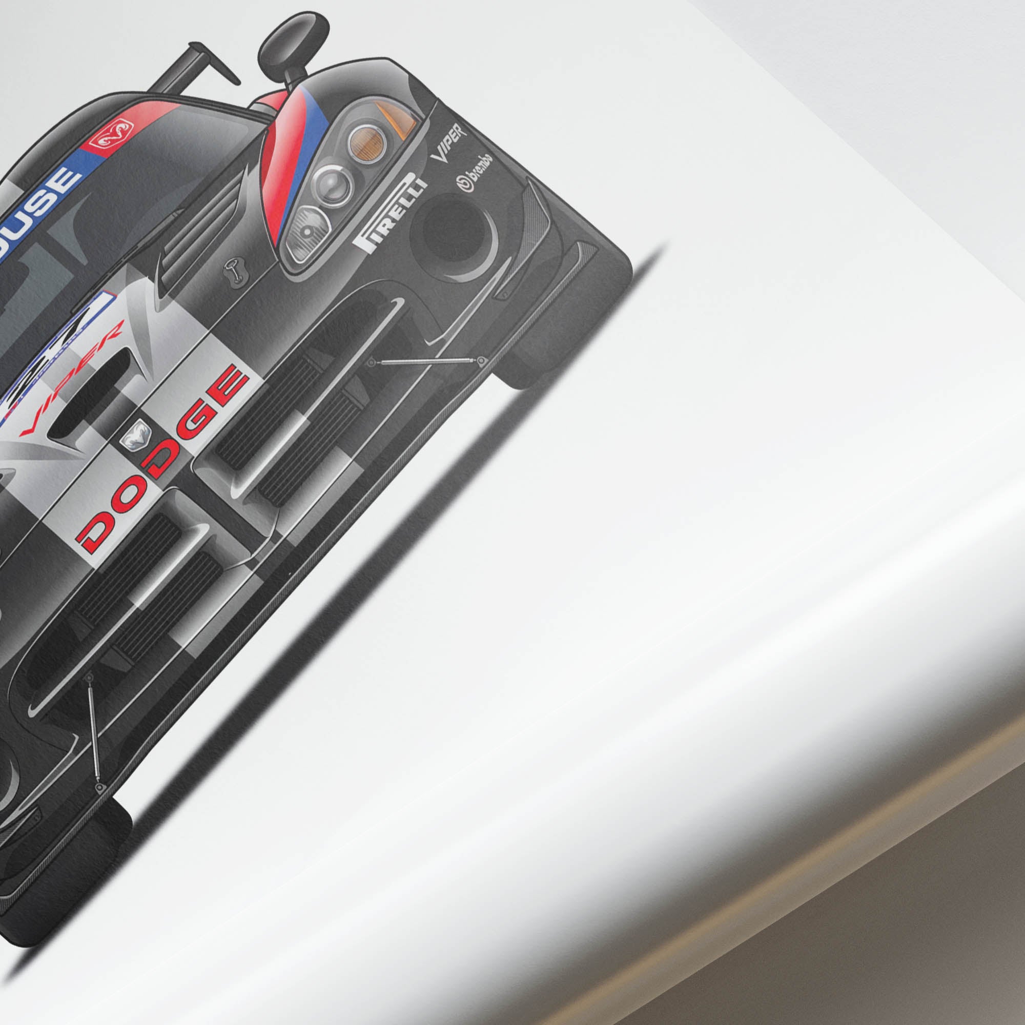 2003 Dodge Viper Competition Coupe Woodhouse – Car Print
