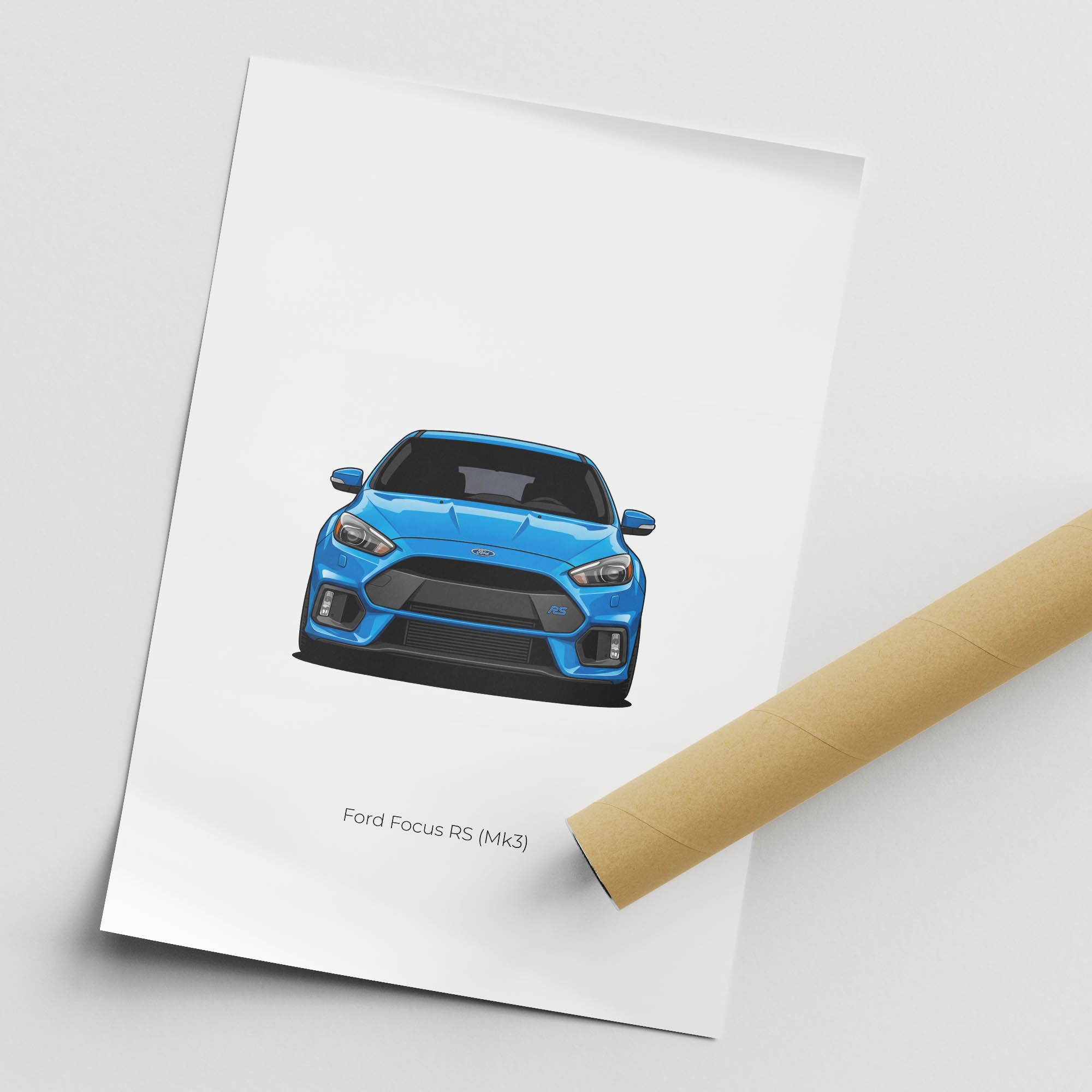 2016 Ford Focus RS MK3 Nitrous – Car Print