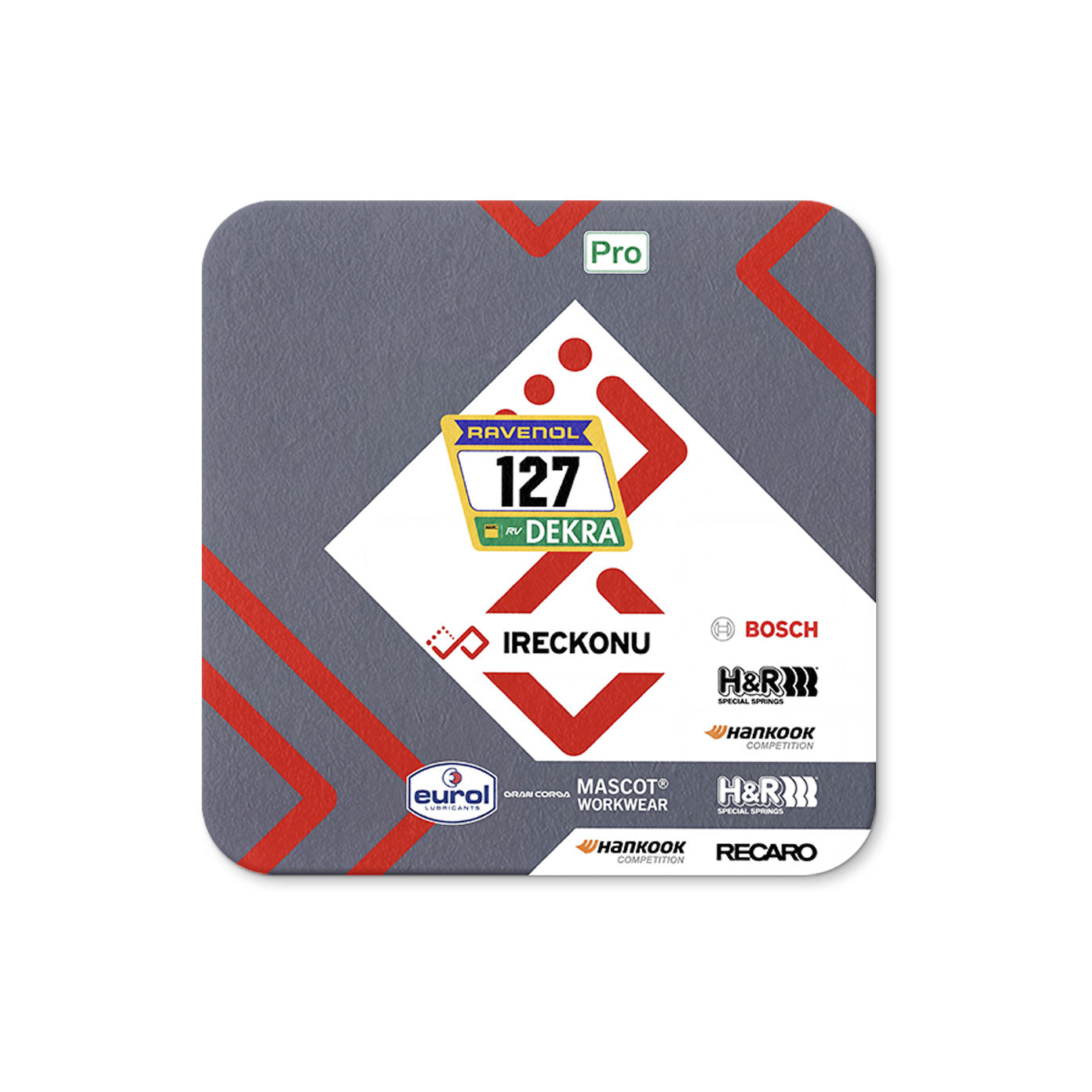 911 GT3 Coaster – Motorsport Drink Coaster with Tom Coronel NLS Design