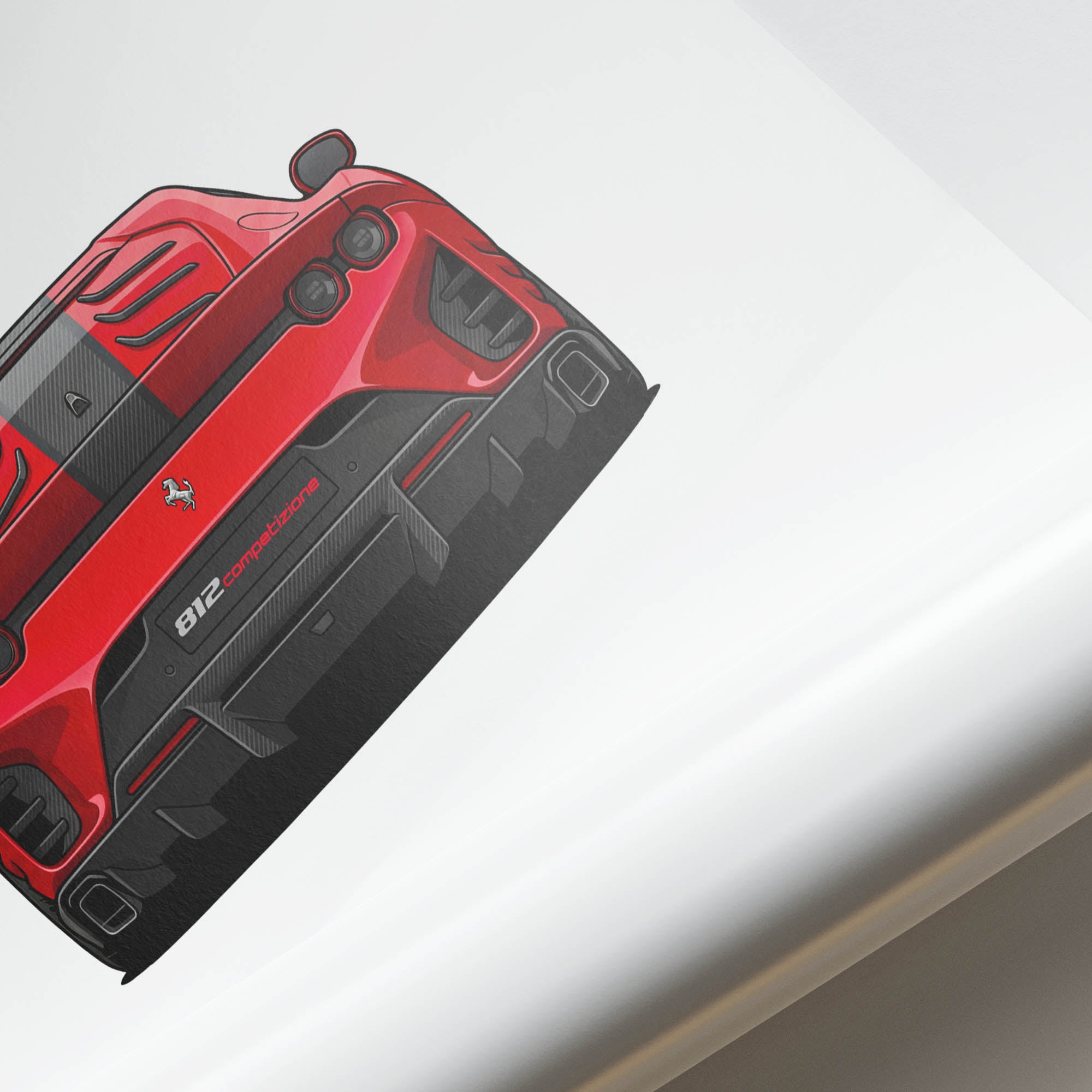 2021 Ferrari 812 Competizione – Car Print