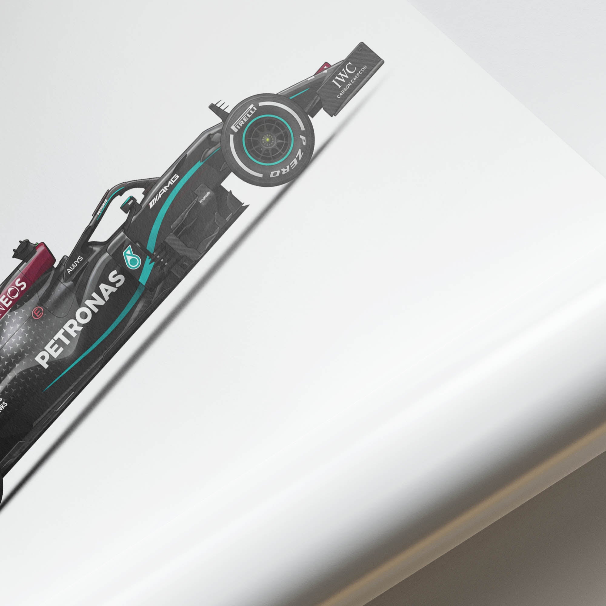 2020 Mercedes AMG W11 Eq Performance – Car Print (Side)