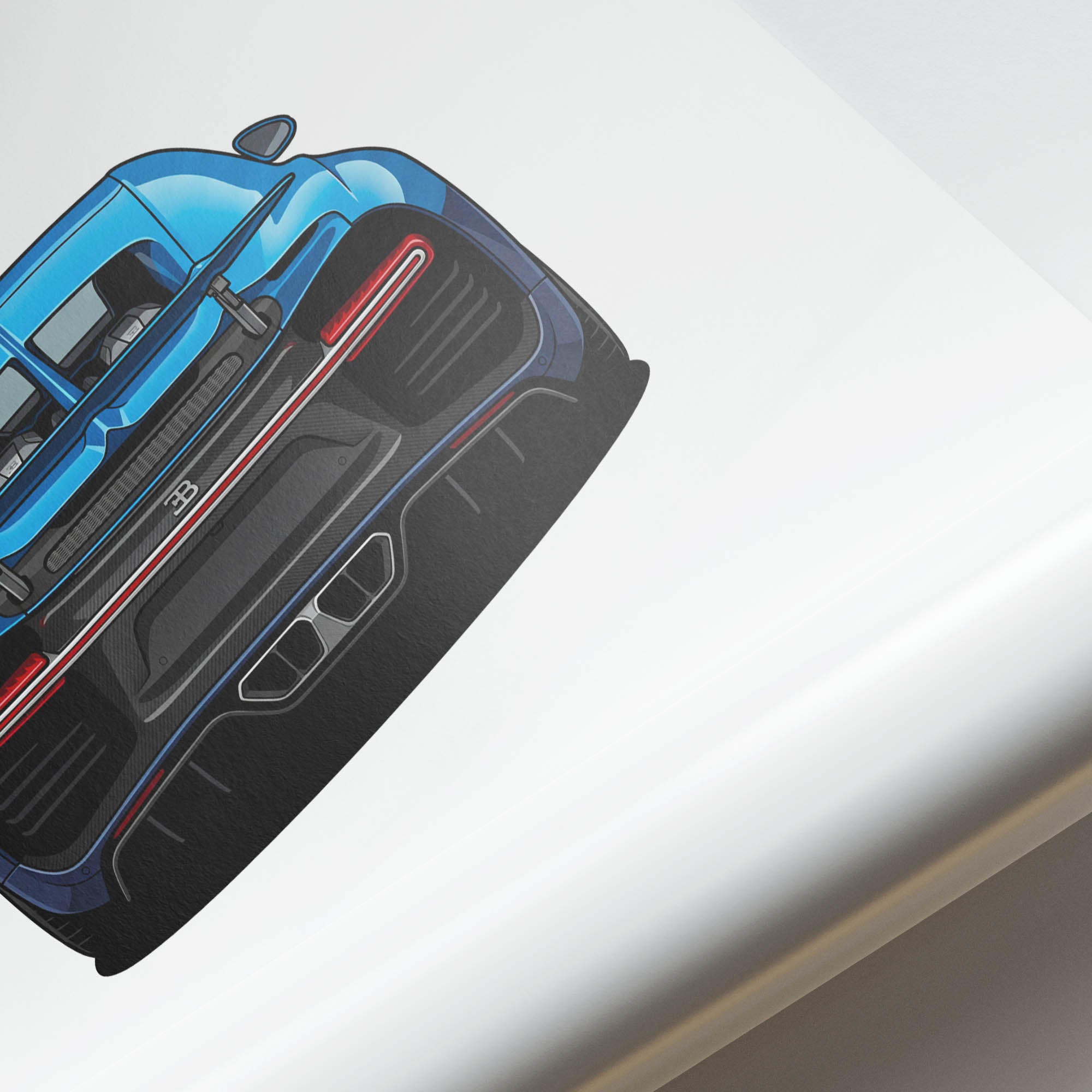 2016 Bugatti Chiron Two Tone – Car Print