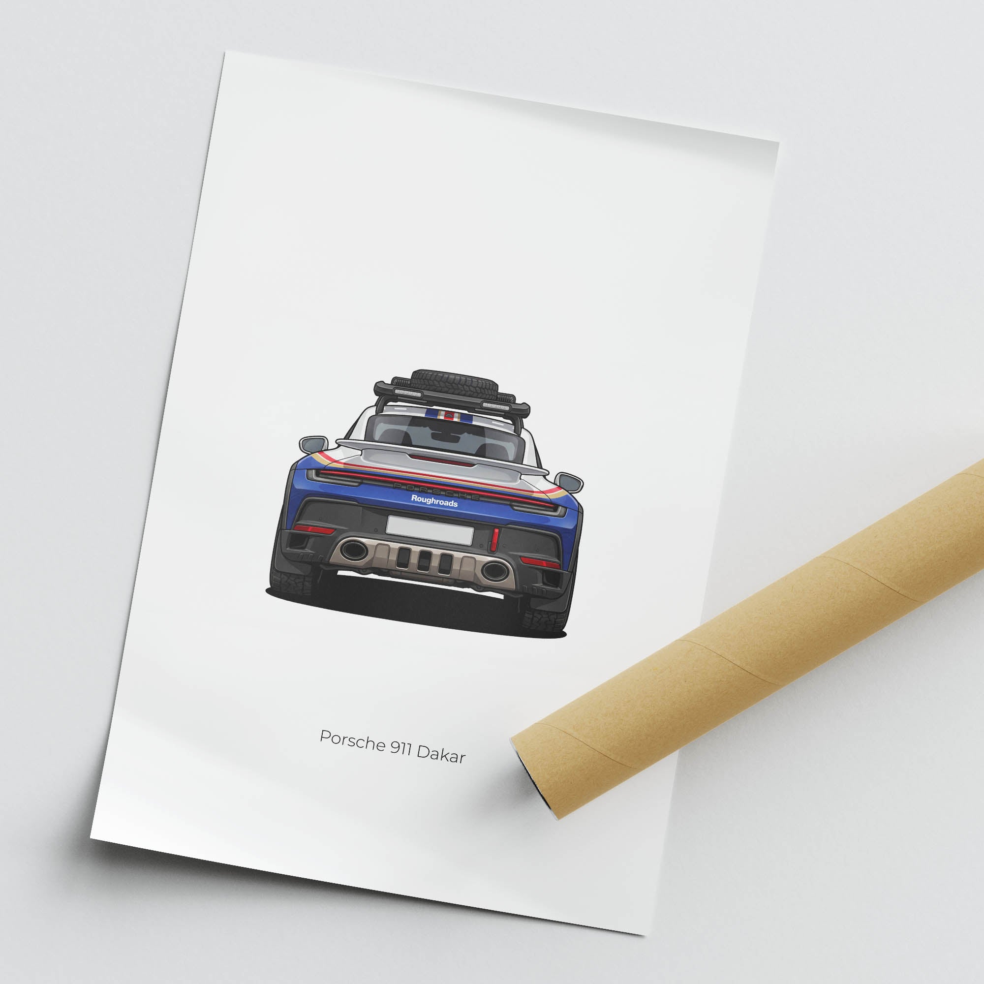 2023 Porsche 911 Roughroads – Car Print