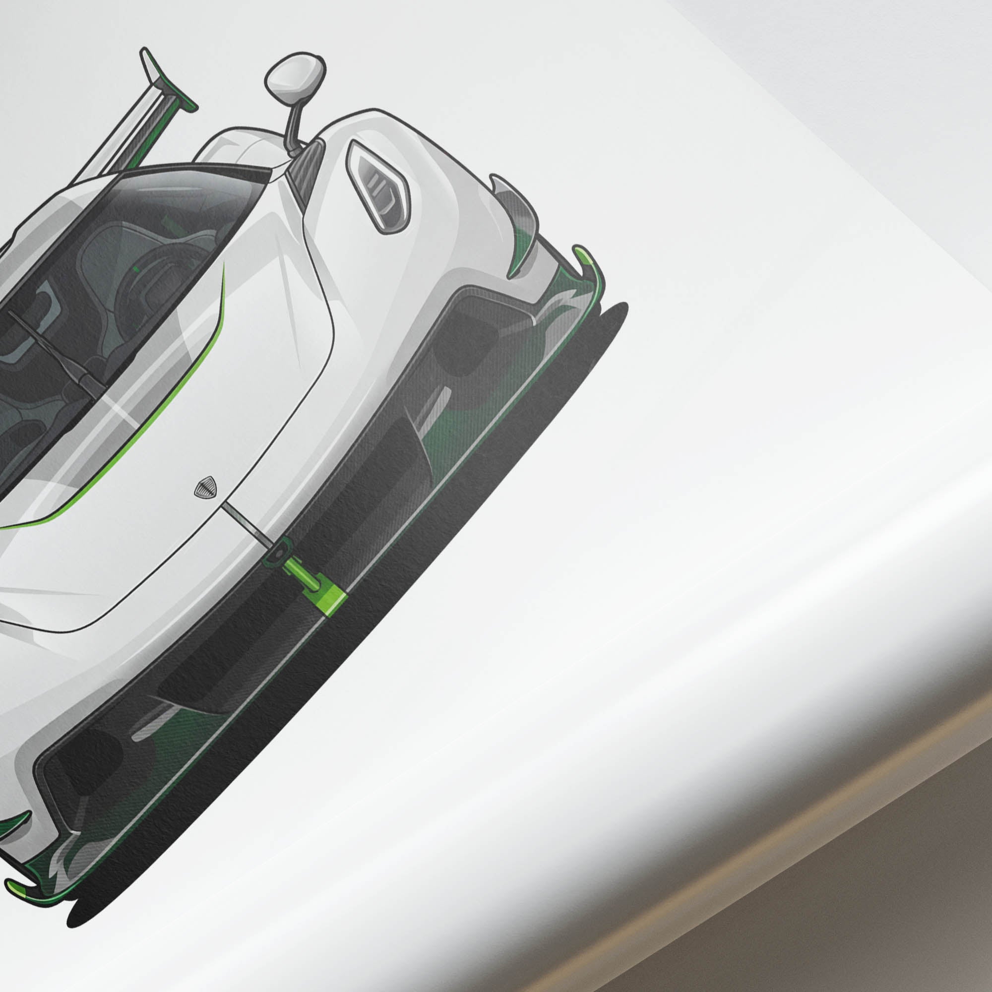 2021 Koenigsegg Jesko Attack – Car Print