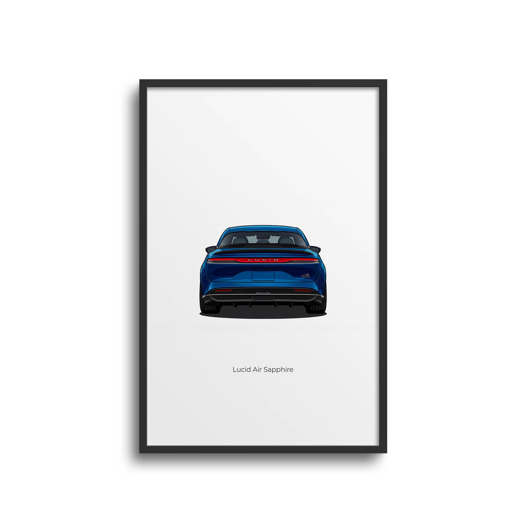 2024 Lucid Air Sapphire – Car Print