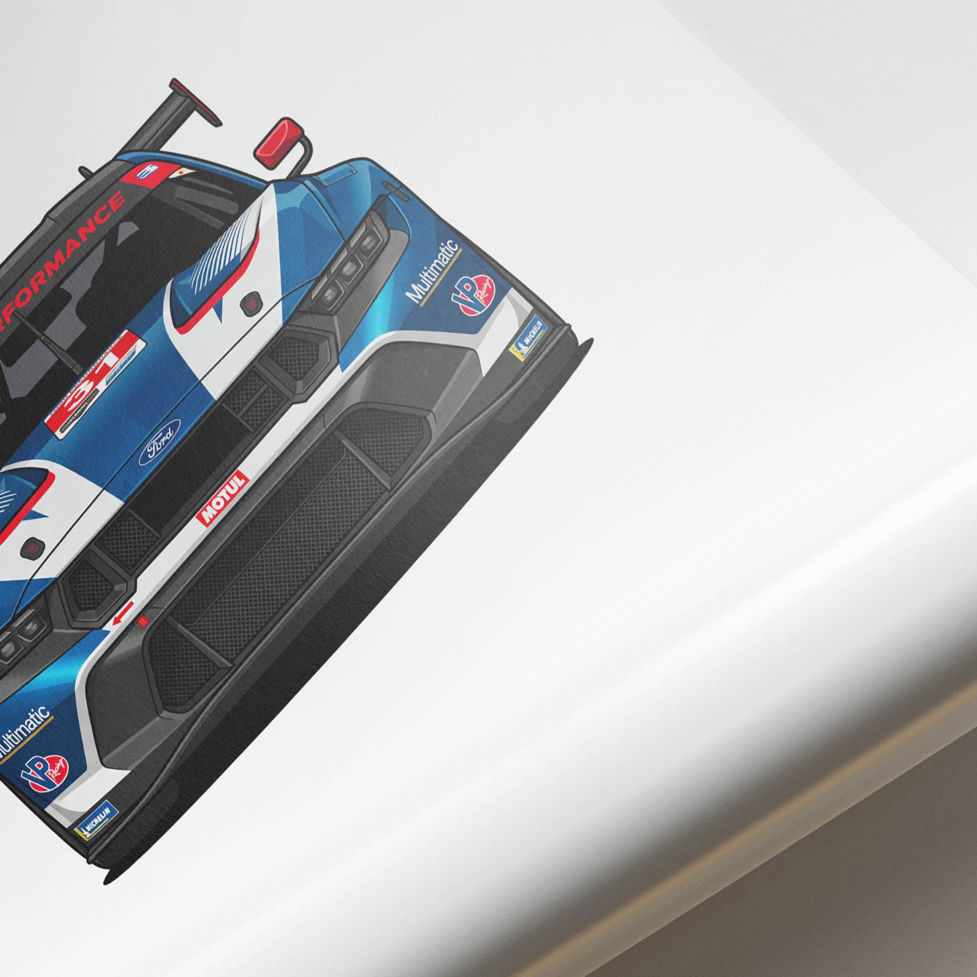2024 Ford Mustang GT3 Ford Performance – Car Print