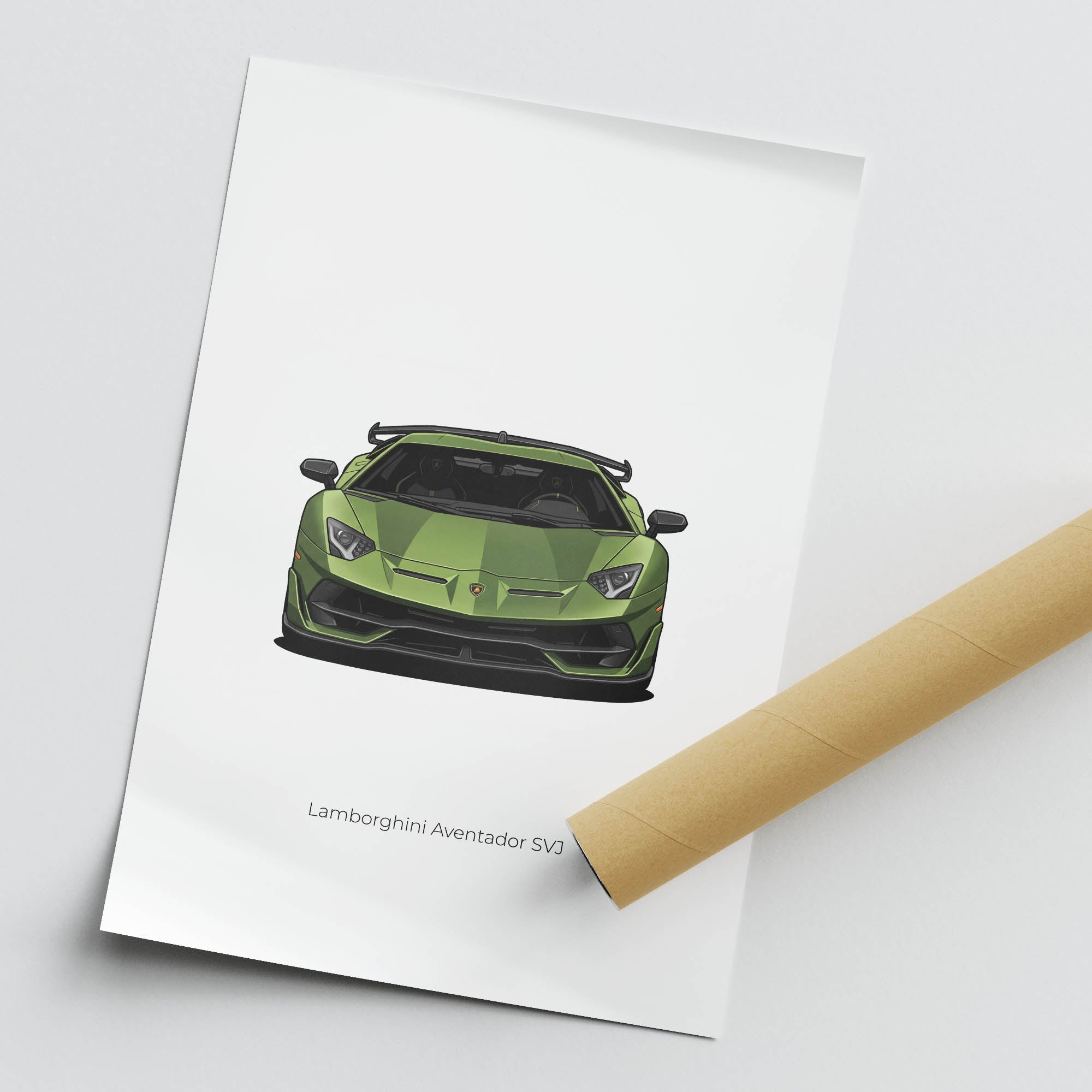 2018 Lamborghini Aventador SVJ – Car Print