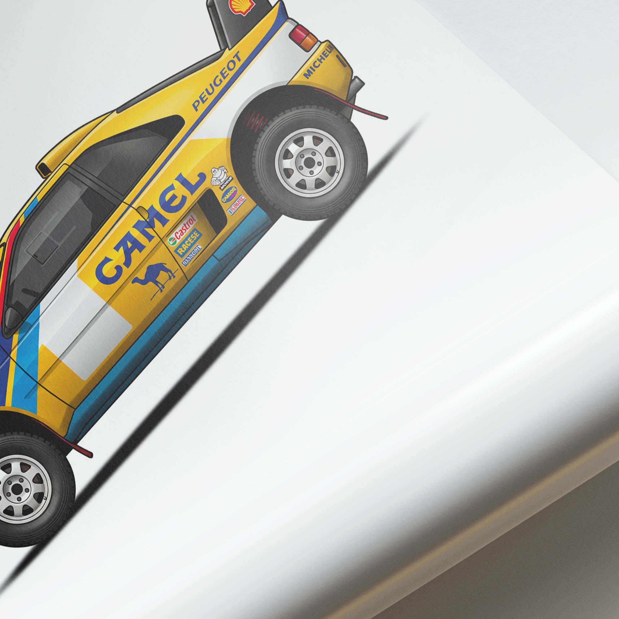 1990 Peugeot 405 T16 Grand – Car Print