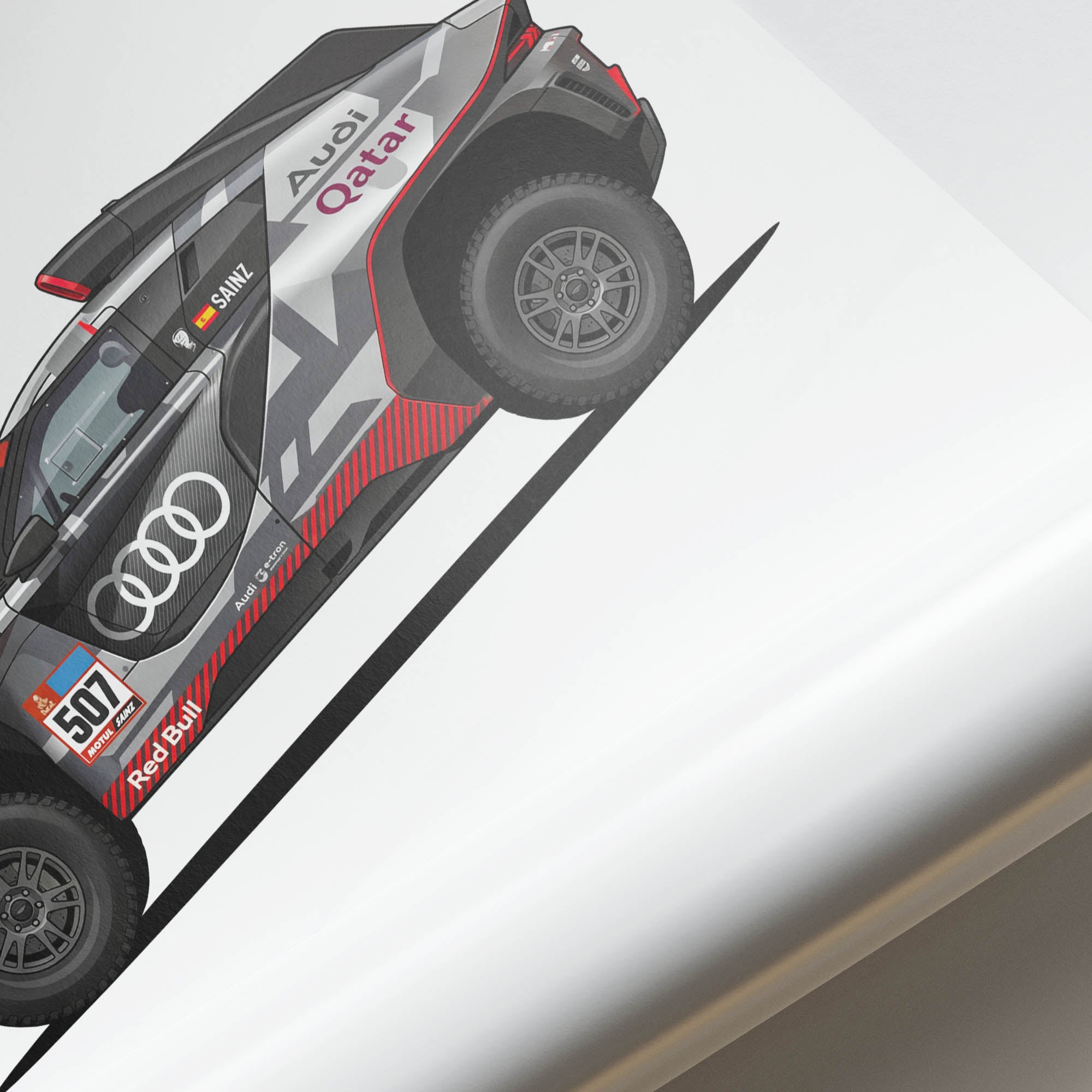 2024 Audi RS Q e-tron E2 Carlos Sainz Winner – Car Print