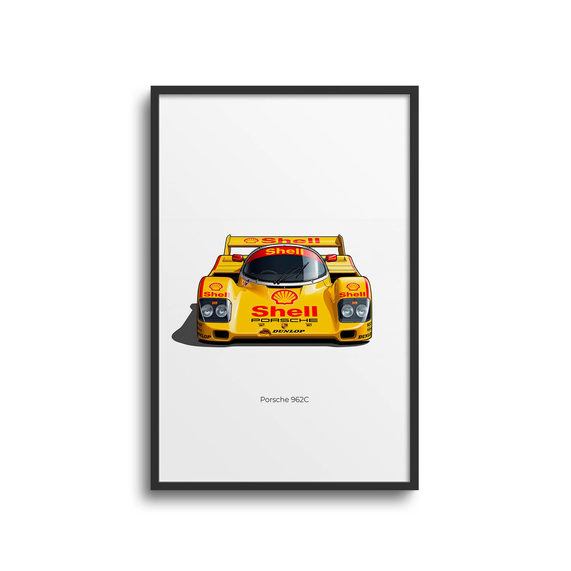 1987 Porsche 962C Shell Dunlop – Car Print
