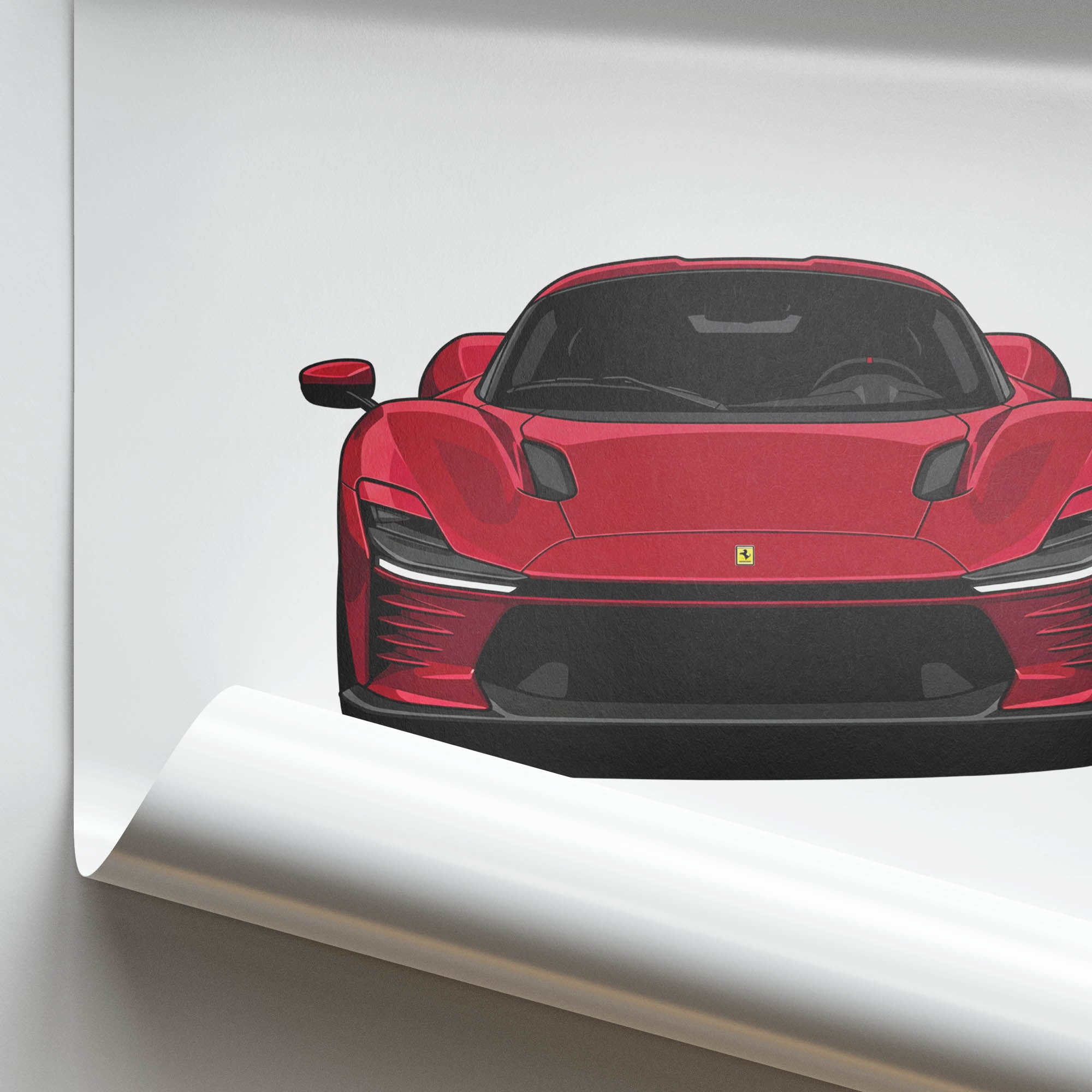 2024 Ferrari Daytona SP3 – Car Print (Front)