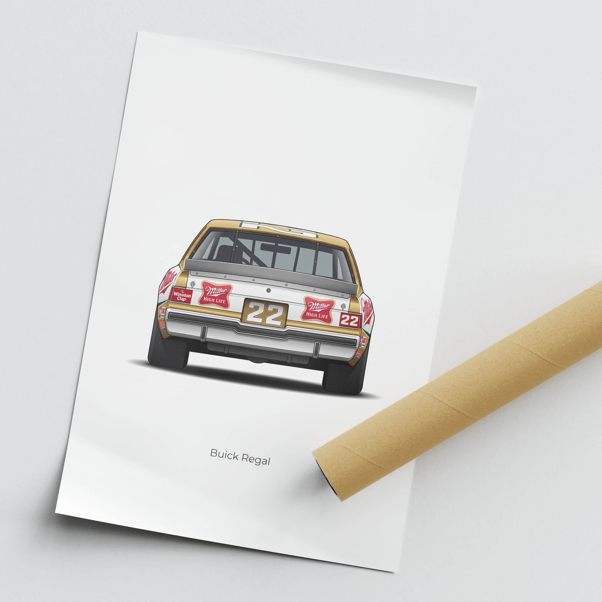 1983 Buick Regal Bobby Allison Miller High – Car Print
